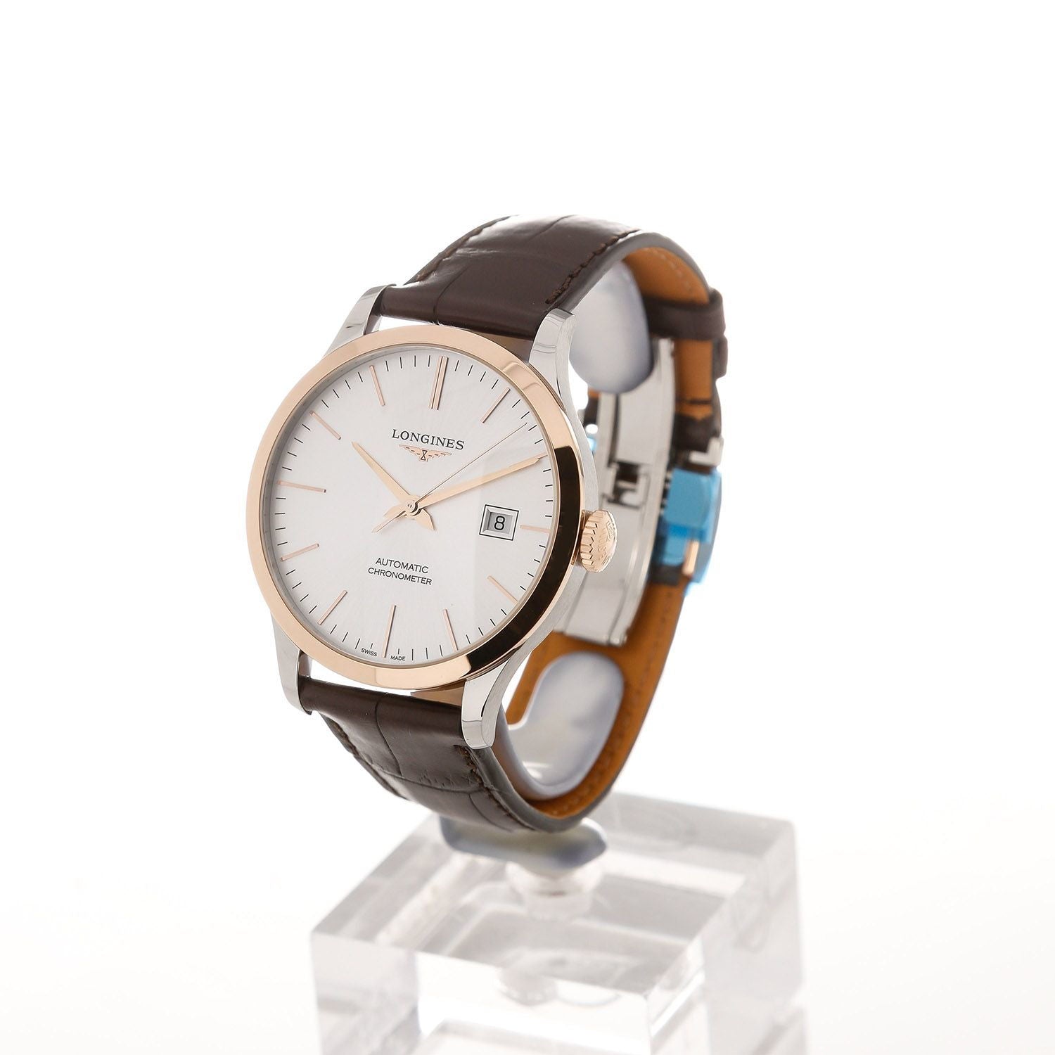 Longines Record Automatic Zilver 40 mm