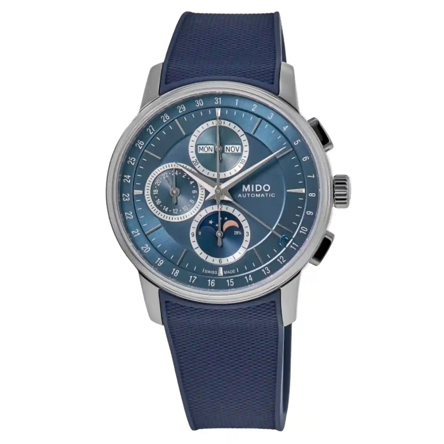 Mido Baroncelli Automatic Silver 42mm