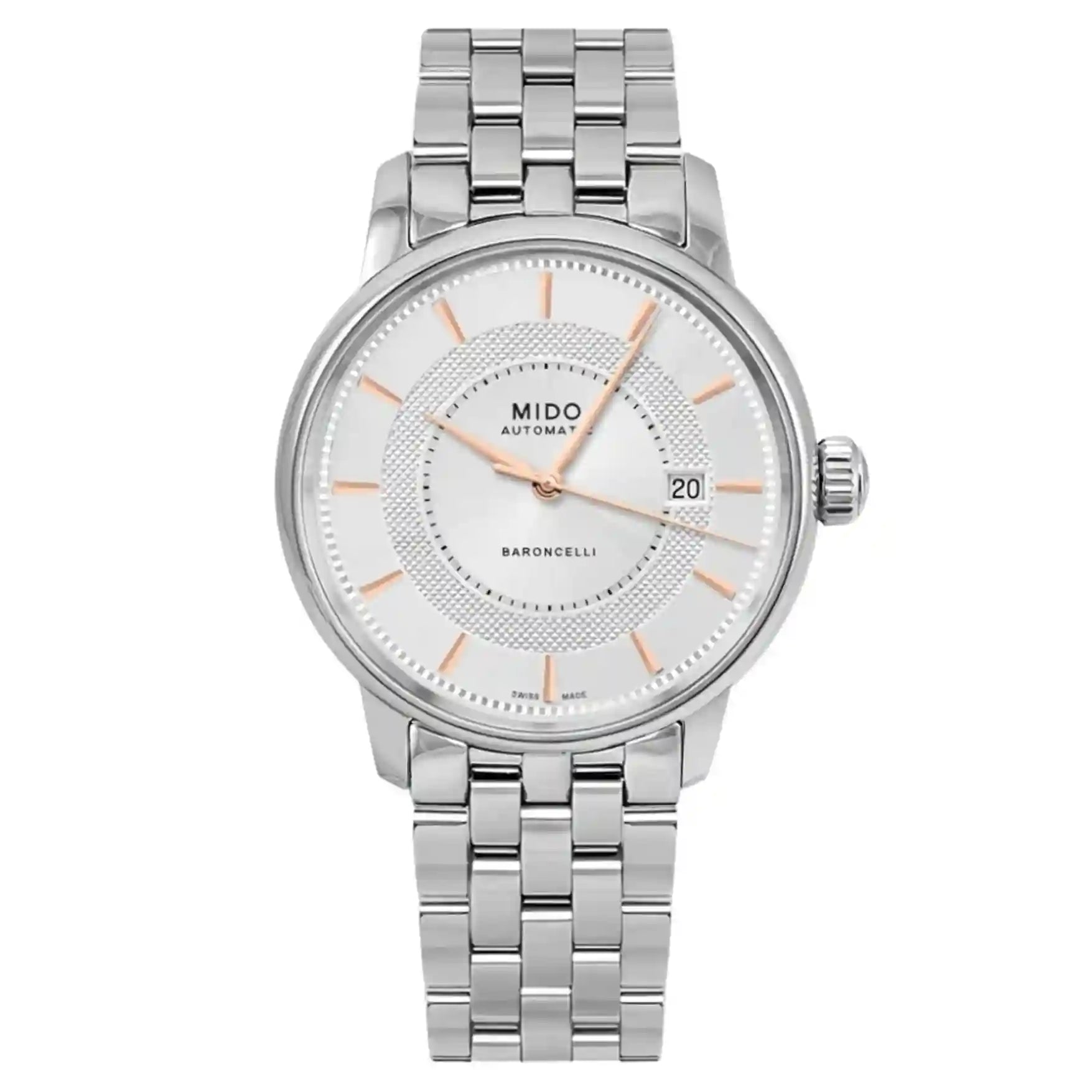 Mido Baroncelli Automatic Silver 39mm