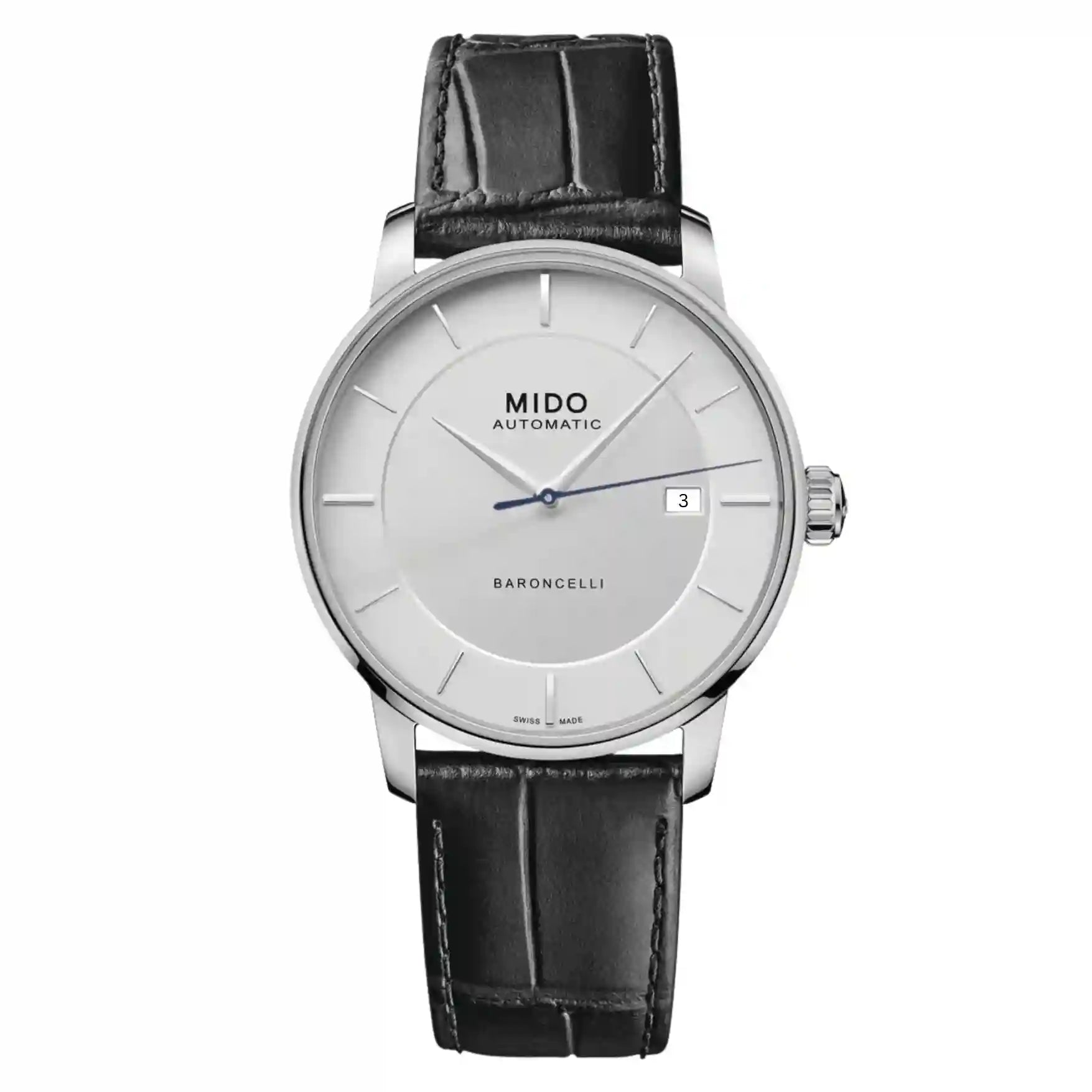 Mido Baroncelli Automatic Silver 39mm