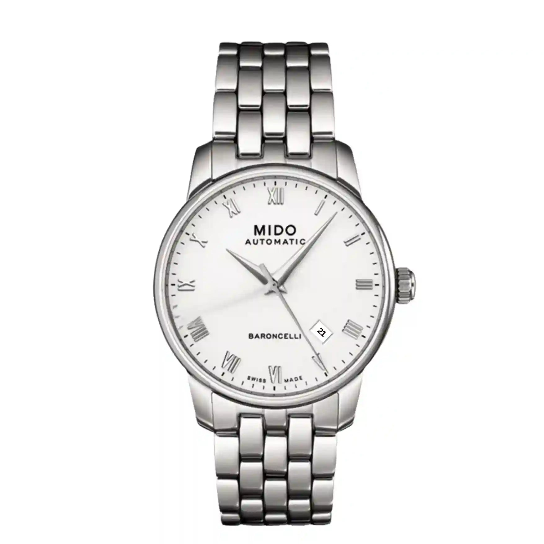 Mido Baroncelli Automatic White 43mm