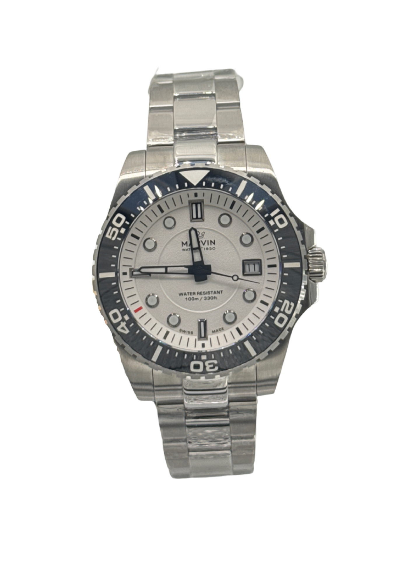 Marvin Watches Malton Diver Automatik Weiß 40mm