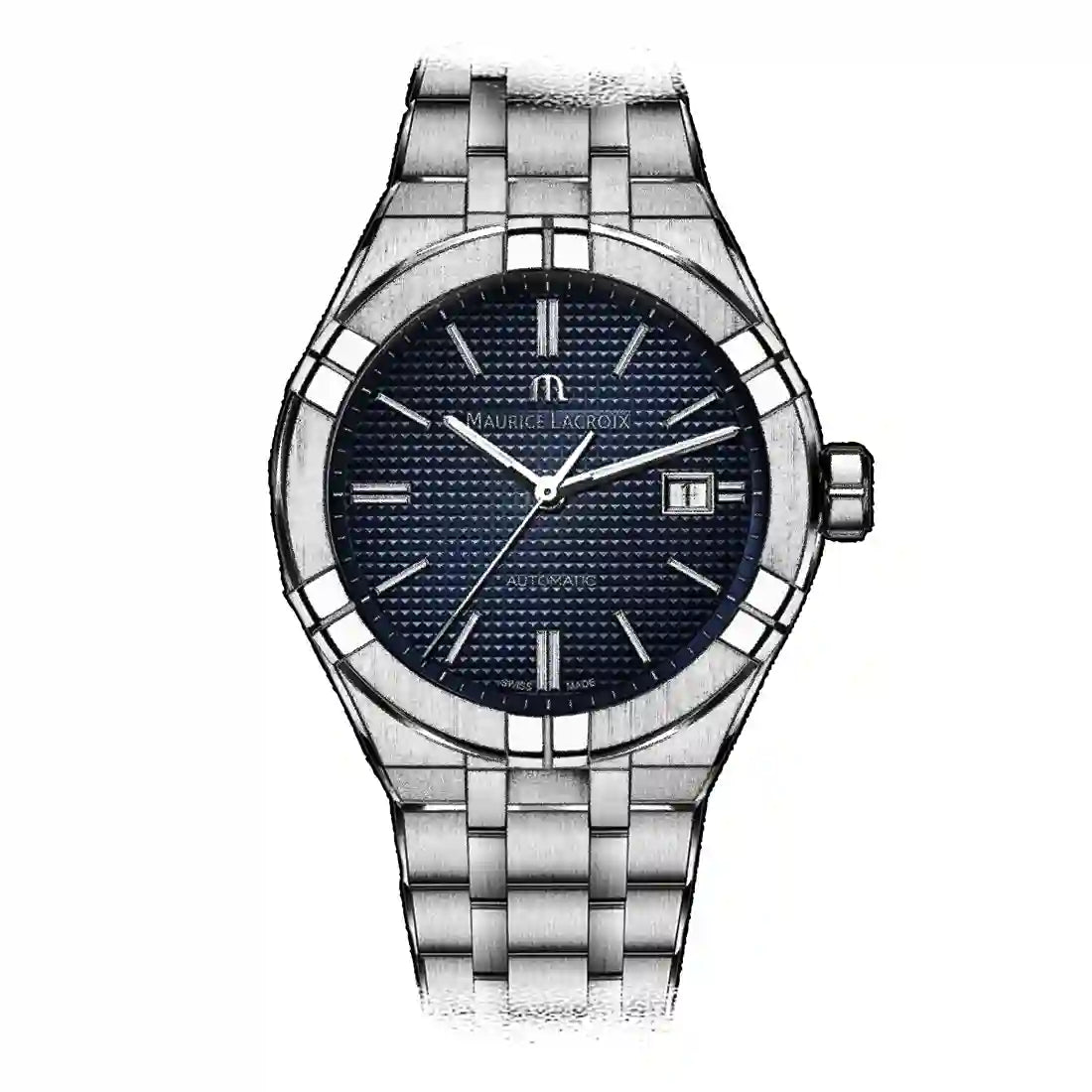 Aikon 42mm Automatic Blue Dial AI6008-SS002-430-1