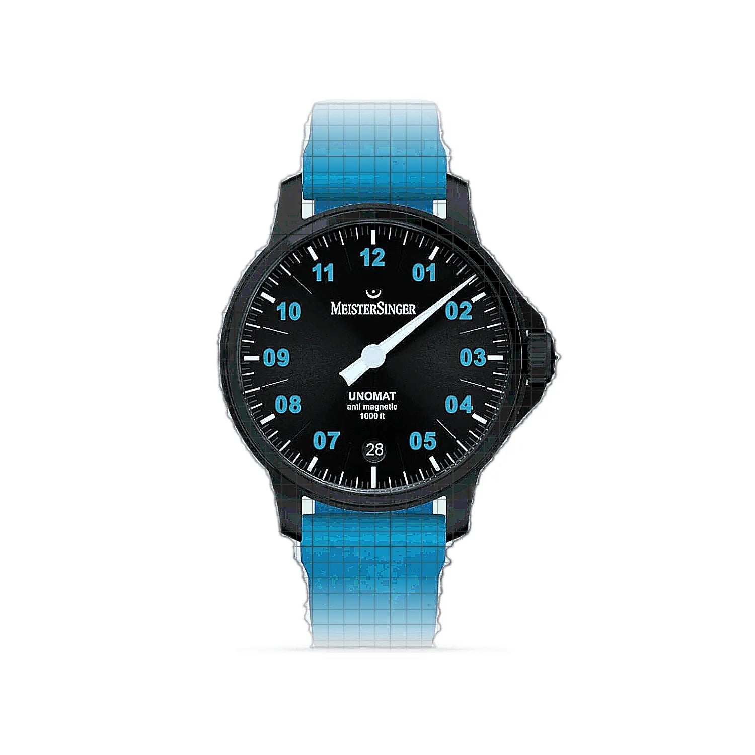 Meistersinger Unomat Automatic Black 43mm