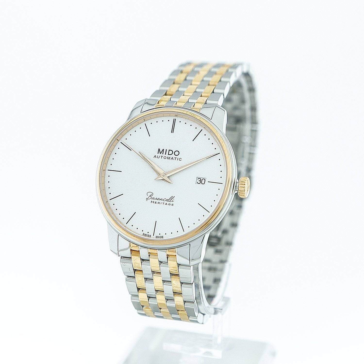 Mido Baroncelli Automatic Wit 39 mm