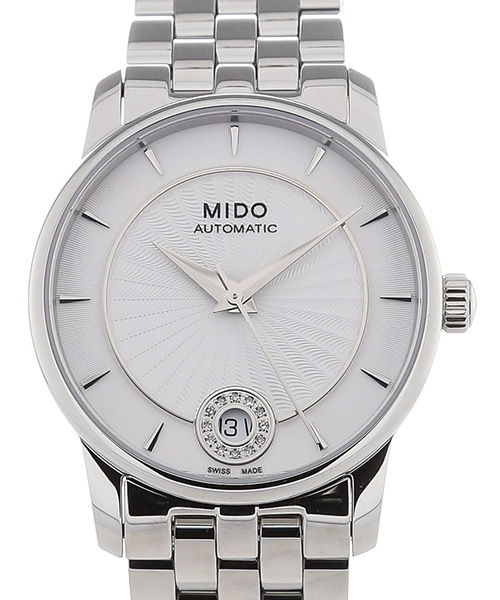 Mido Baroncelli Automatic Zilver 33 mm