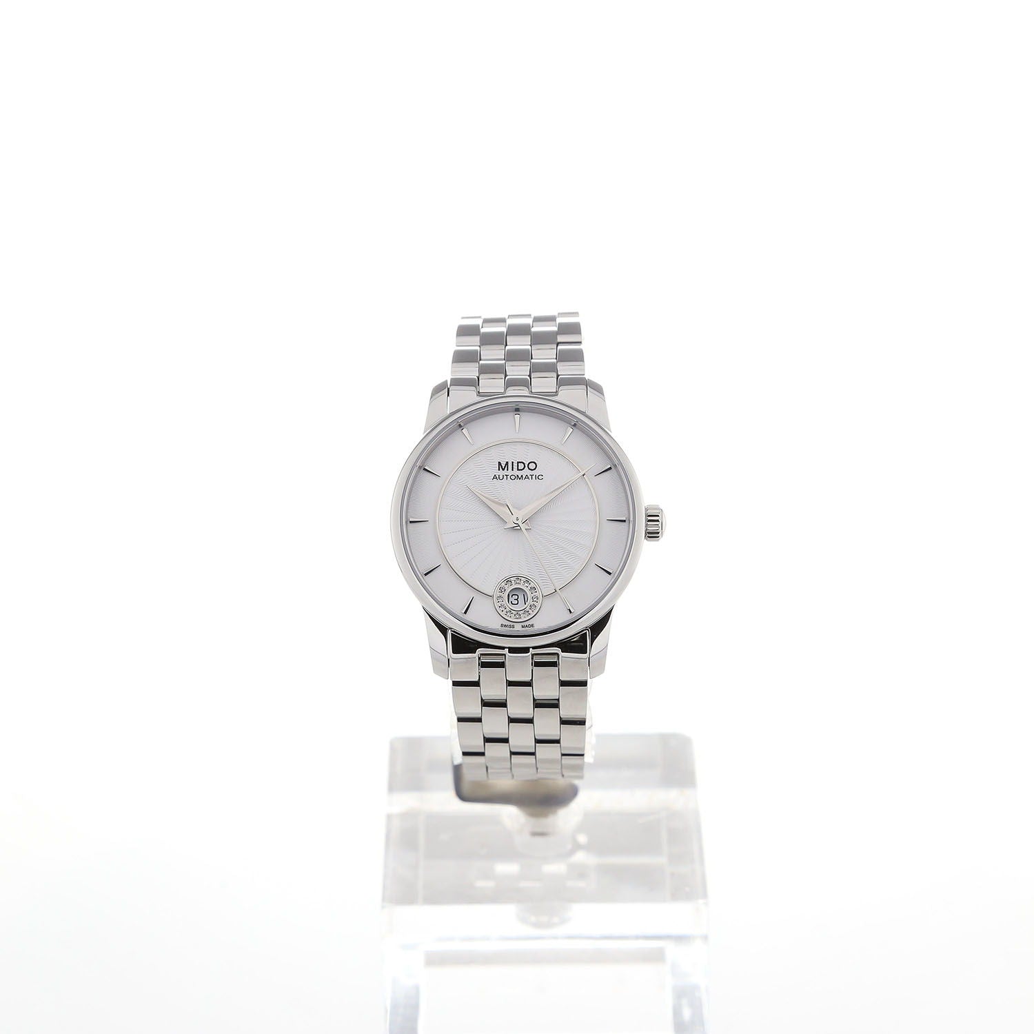 Mido Baroncelli Automatic Zilver 33 mm