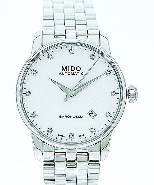 Mido Baroncelli Automatic White 38mm