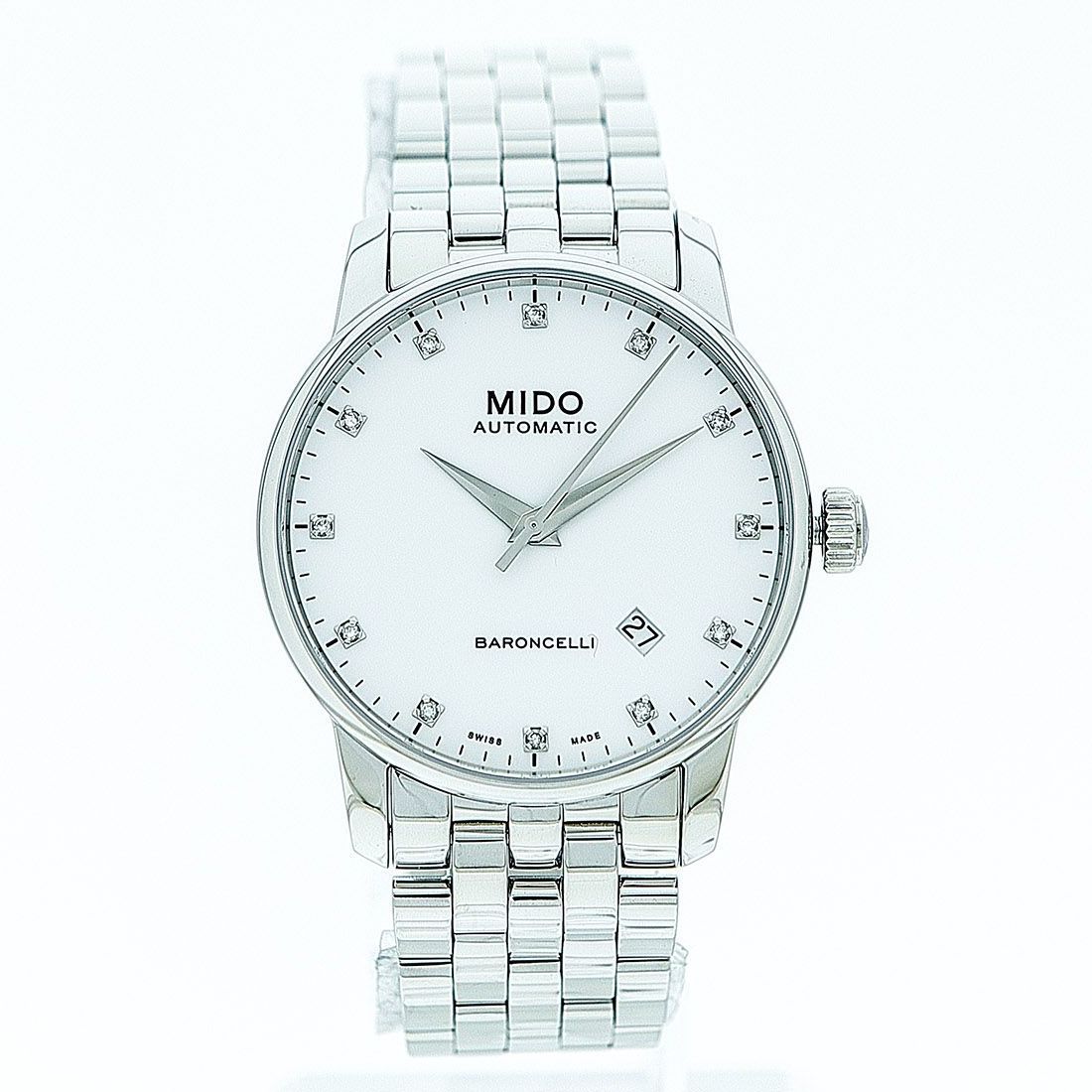 Mido Baroncelli Automatic White 38mm