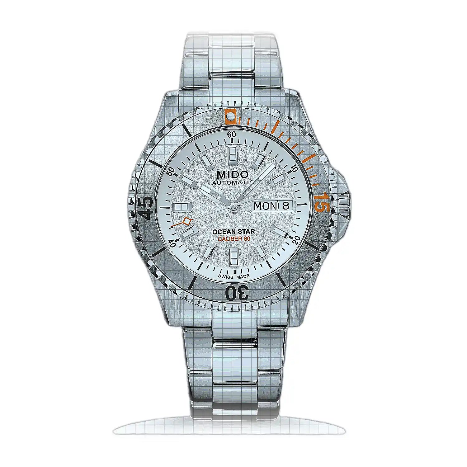 Mido Ocean Star 200 M026.930.11.031.00 Silver Dial Stainless steel 41mm Watch