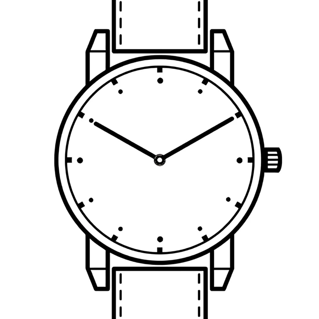 Chanel Premiere Quartz Black 20mm