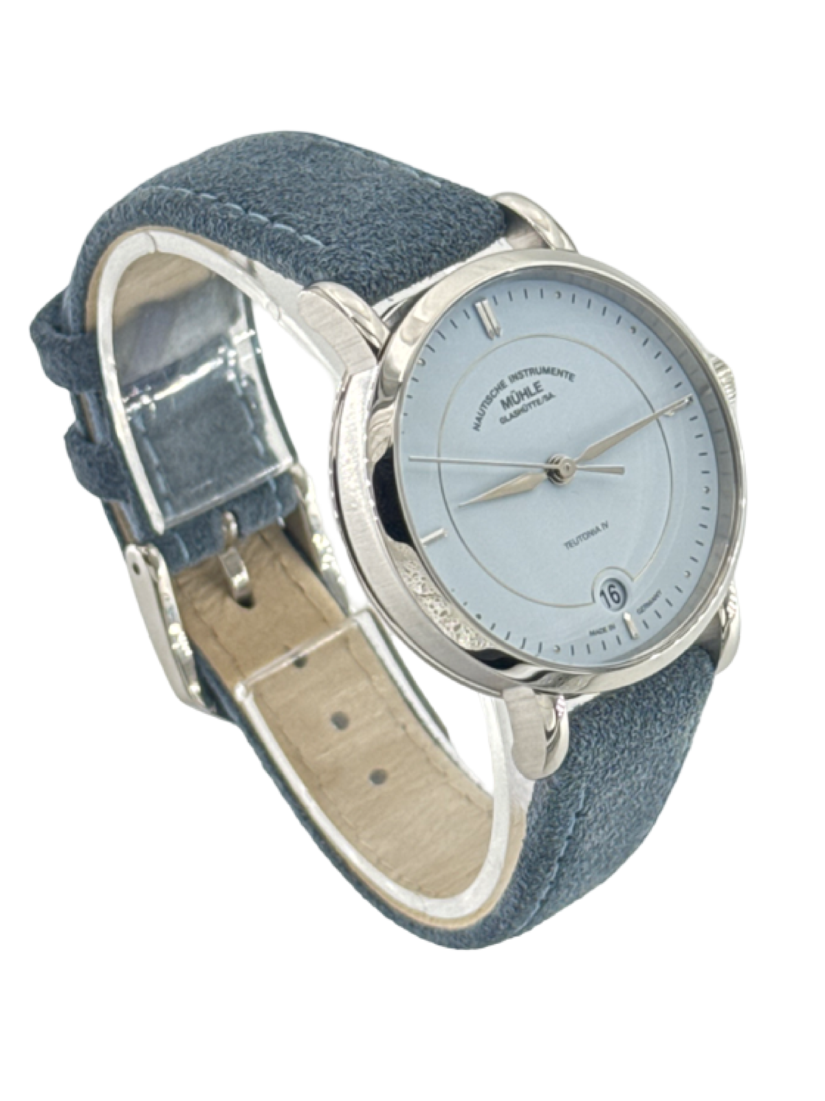 Mühle Glashütte Teutonia IV Automatik Silber 33 mm