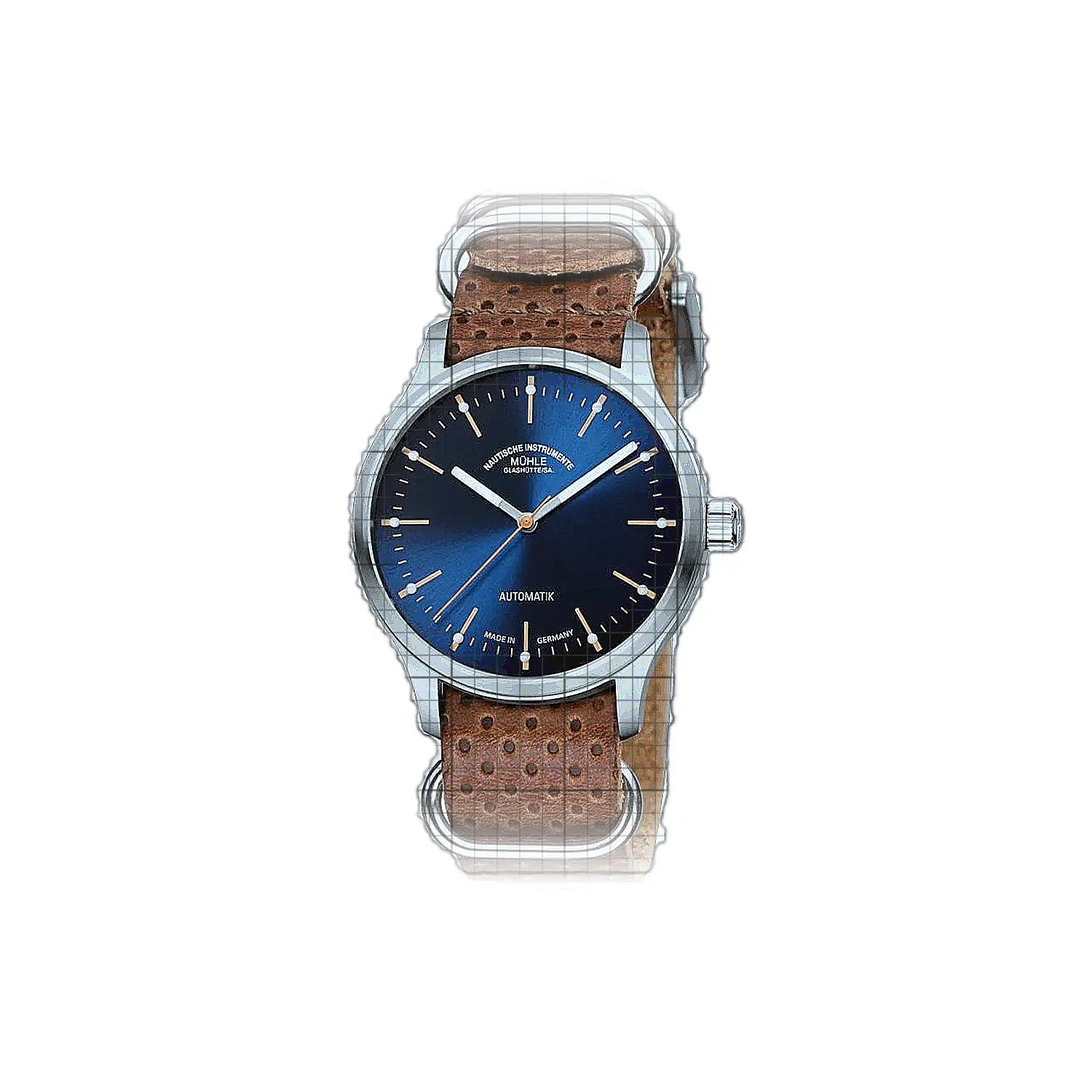 Mühle Glashütte Panova Blau 40mm Blue