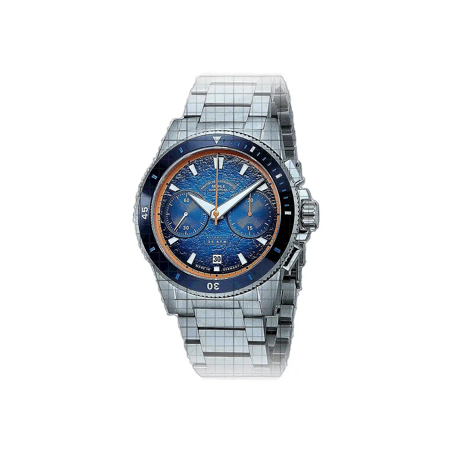 Mühle Glashütte Sportivo Active Automatic Blue 42mm