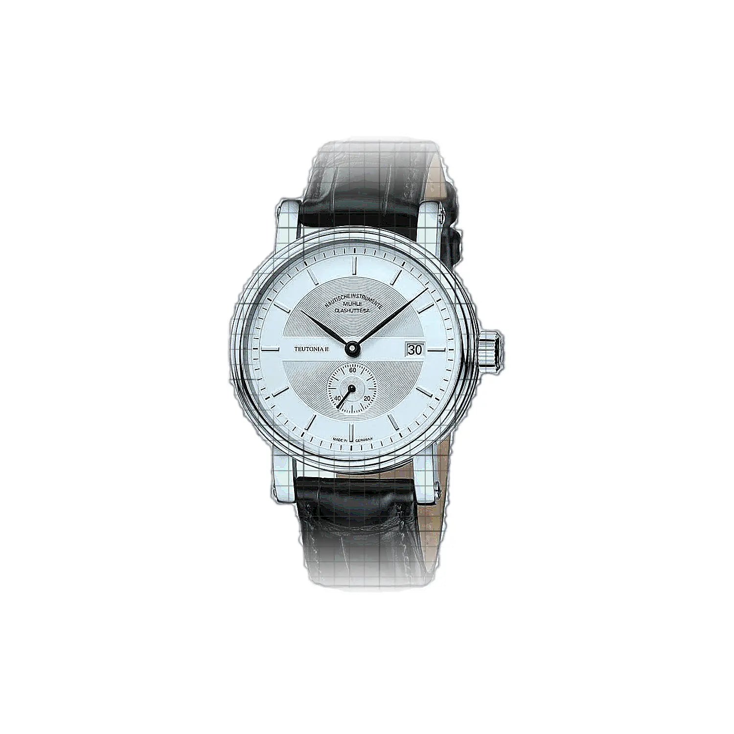 Mühle Glashütte Teutonia II kleine Sekunde 41mm Silver