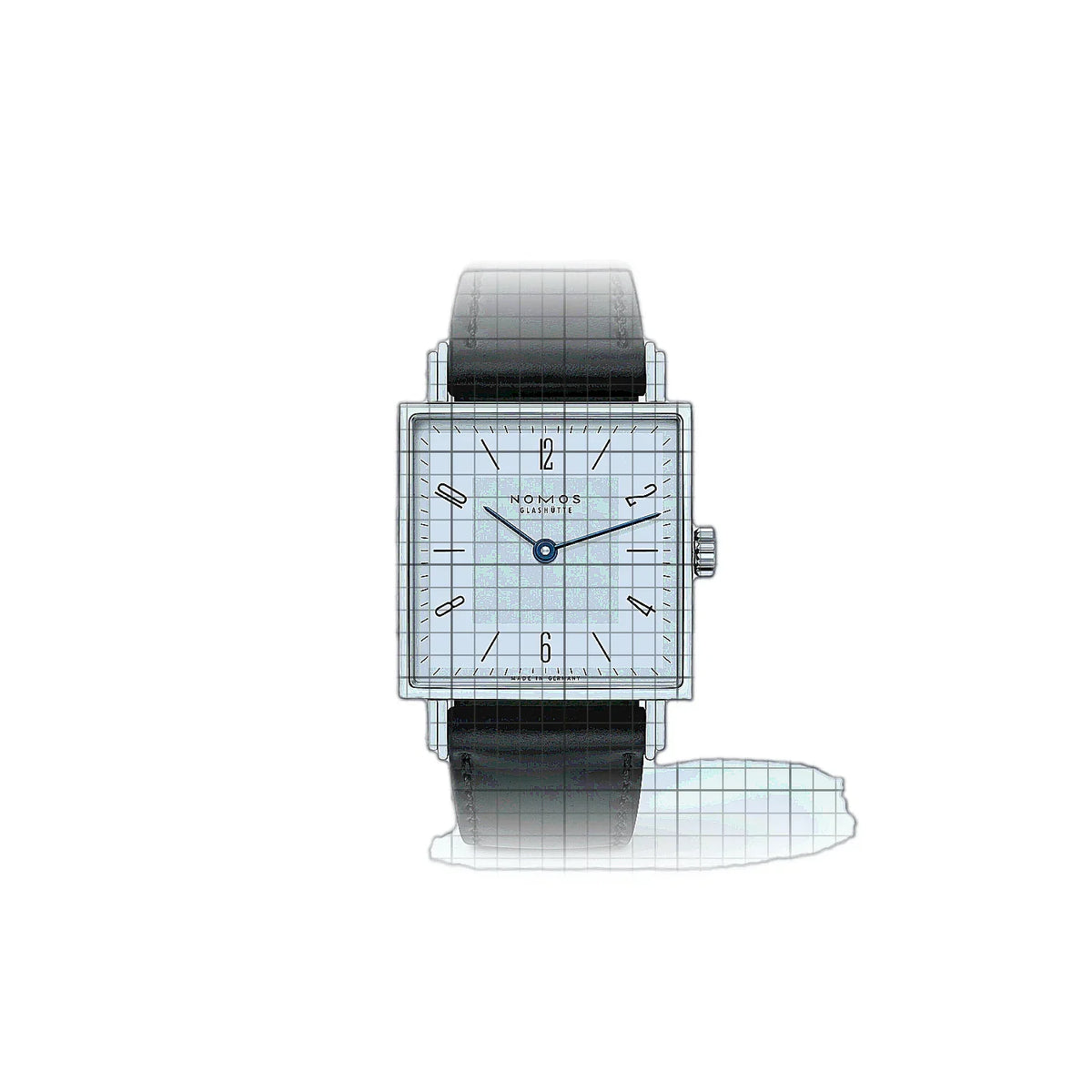 NOMOS Glashütte Tetra 410.GB Silver Dial Stainless steel 30mm Watch