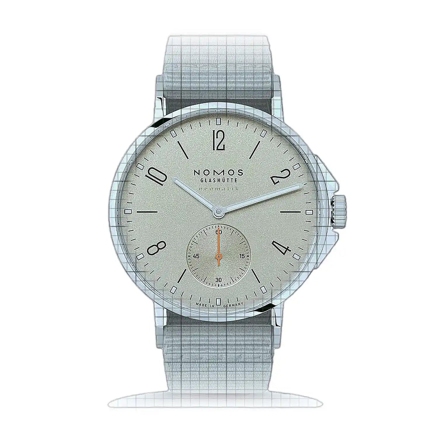 Nomos Glashutte Ahoi Neomatik Sand 569 Champagne Dial Stainless steel 36mm Watch