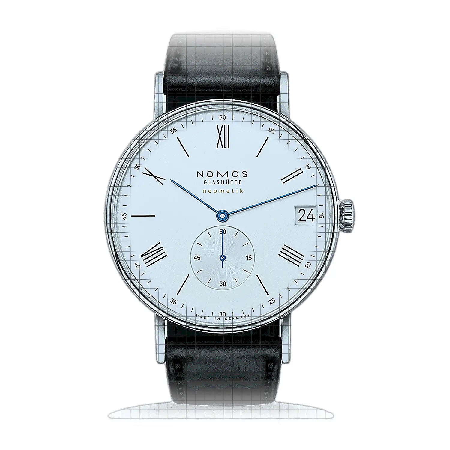 Nomos Glashutte Ludwig Neomatik 41 Datum 261 White Dial Stainless steel 41mm Watch