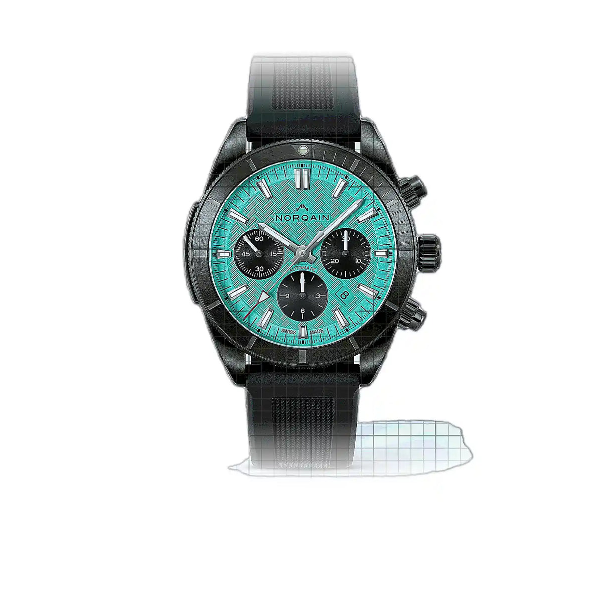 Norqain Adventure N1001.21S05.A01.S01 Blaues Zifferblatt, Edelstahl, PVD-beschichtet, 44 mm Uhr