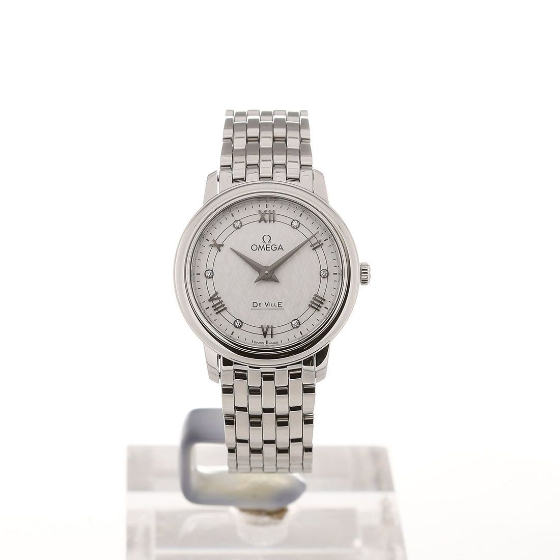 Omega De Ville Quarz Silber