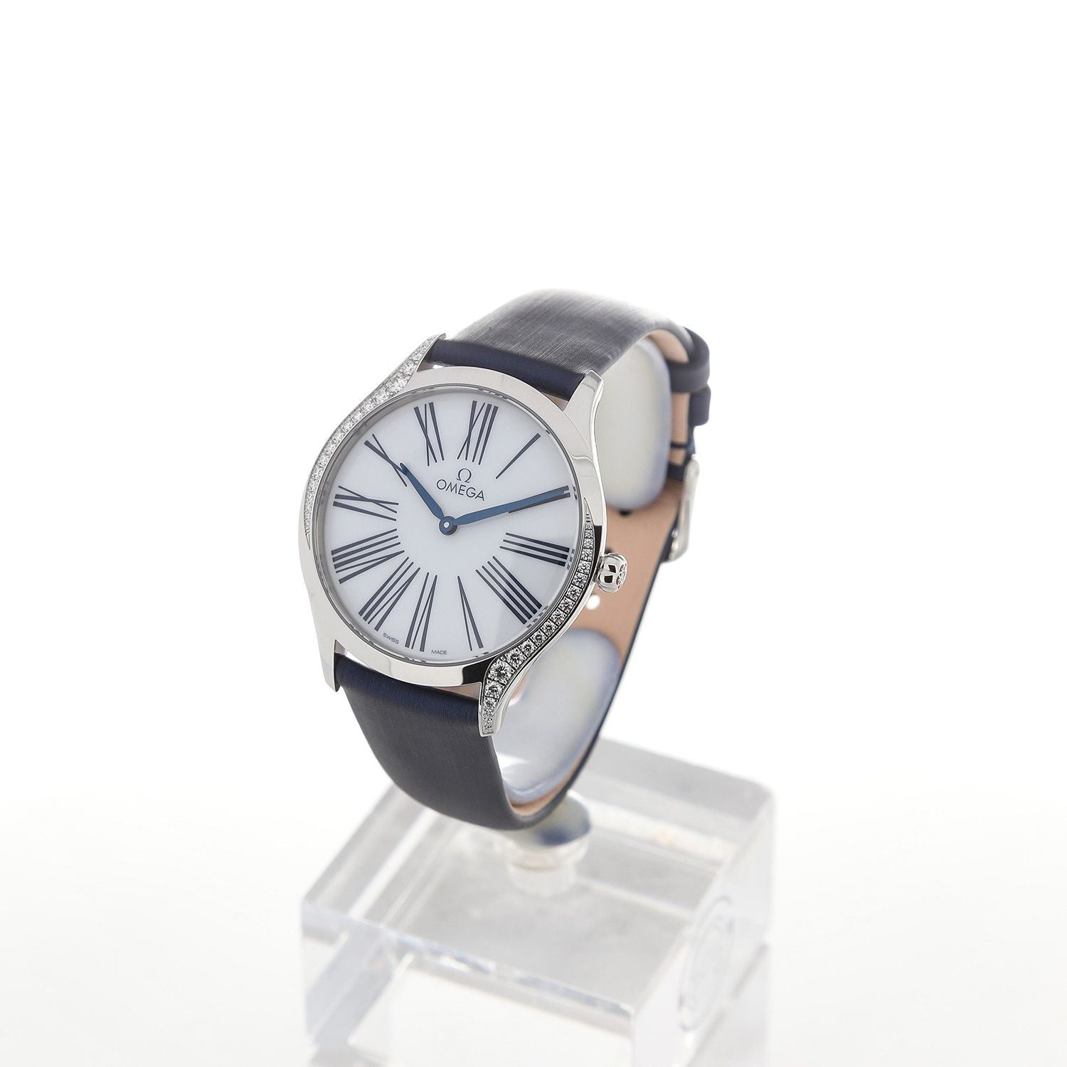 Omega De Ville Quarz Weiß