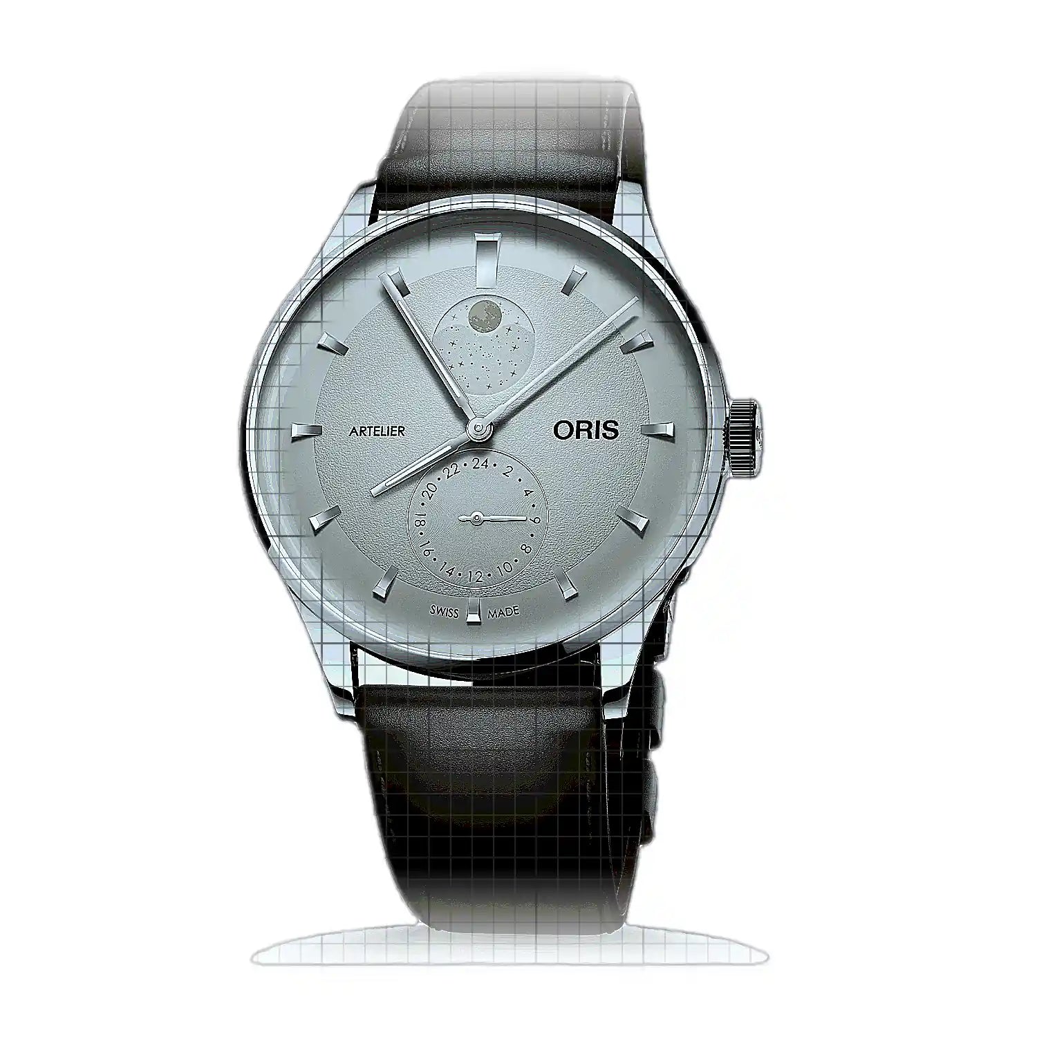Oris Artelier Complication 01 782 7811 4051-07 6 20 17FC White Dial Stainless steel 39,5mm Watch