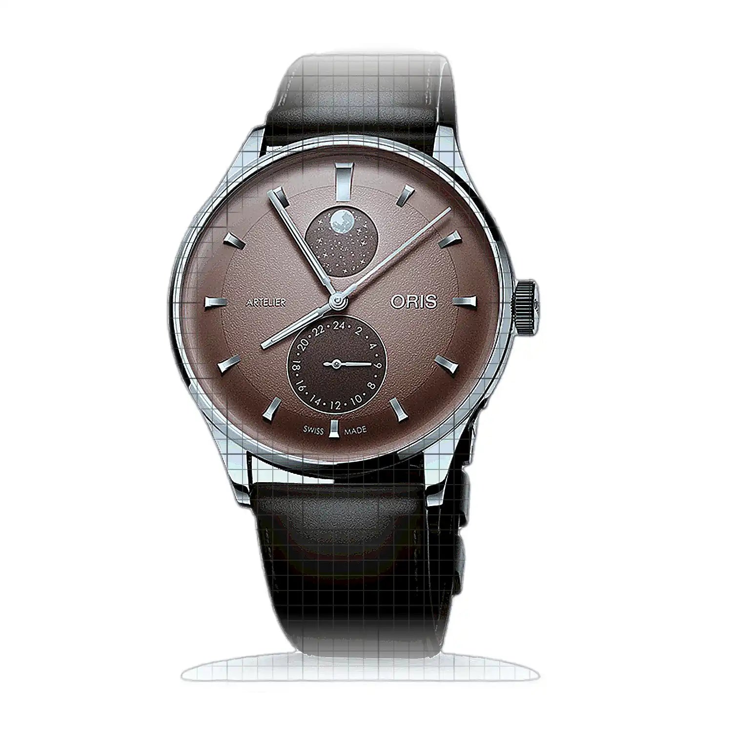 Oris Artelier Complication 01 782 7811 4056-07 6 20 17FC Red Dial Stainless steel 39,5mm Watch