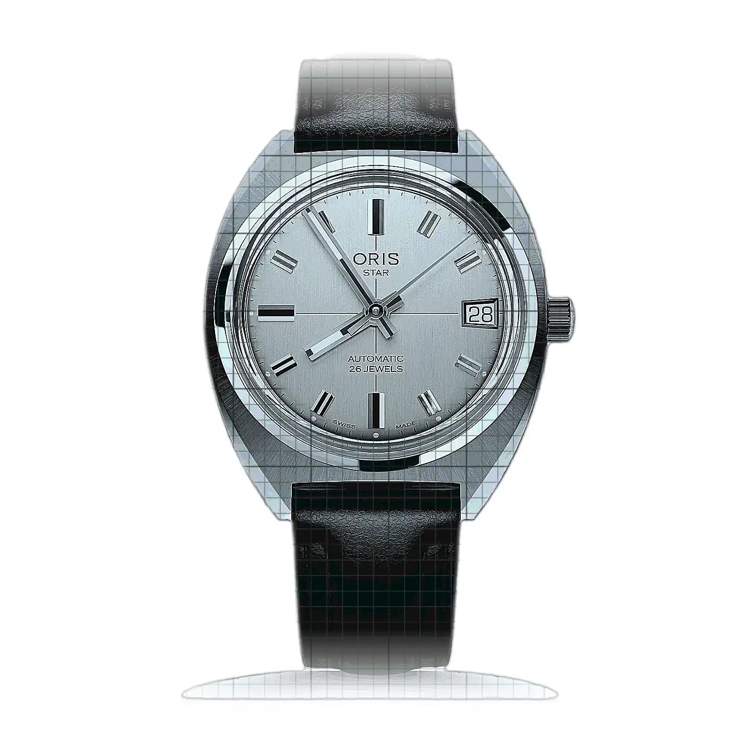 Oris Heritage Star Edition 01 733 7813 4151-Set Silver Dial Stainless steel 35mm Watch