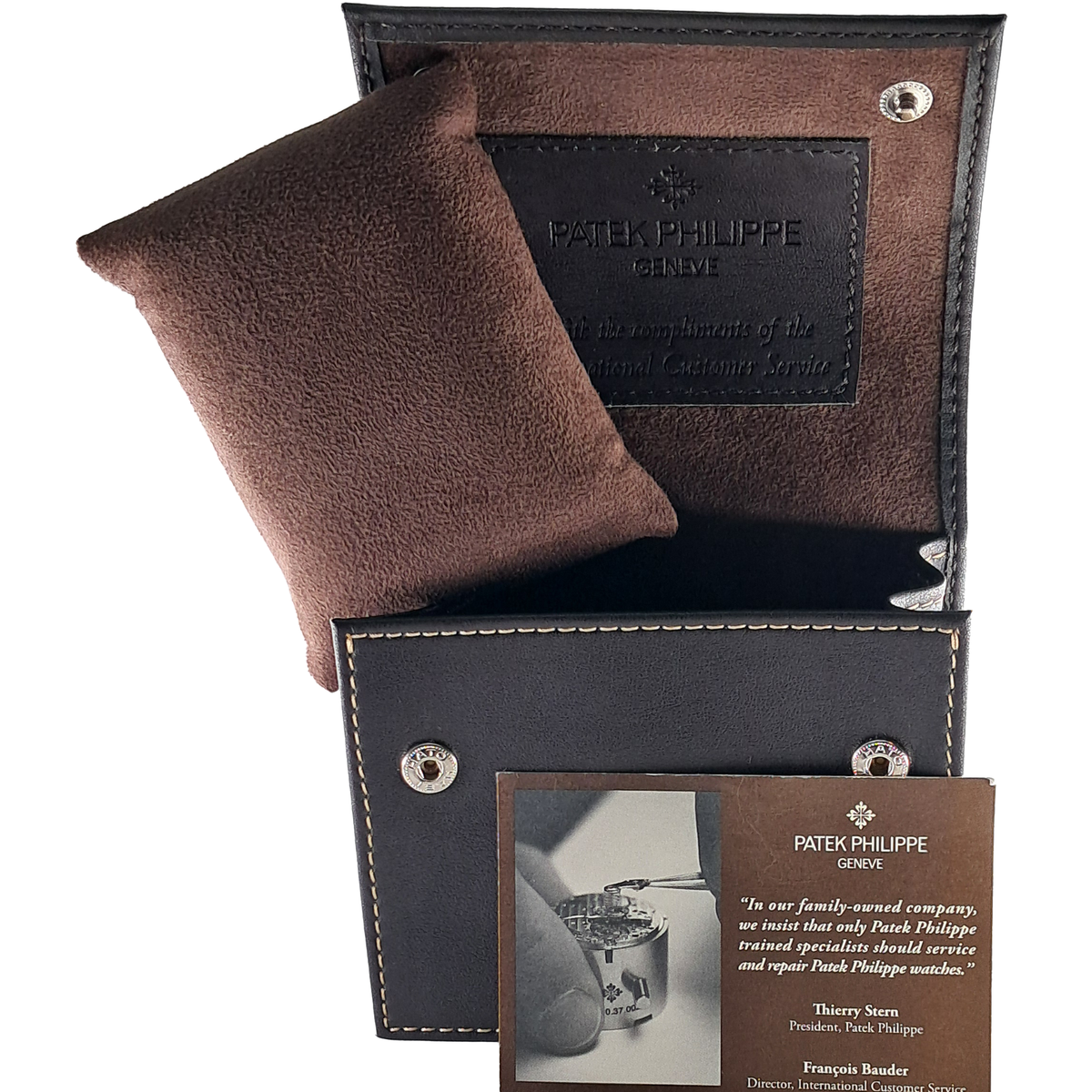 Patek Philippe Watch Pouch with cushion and brand card