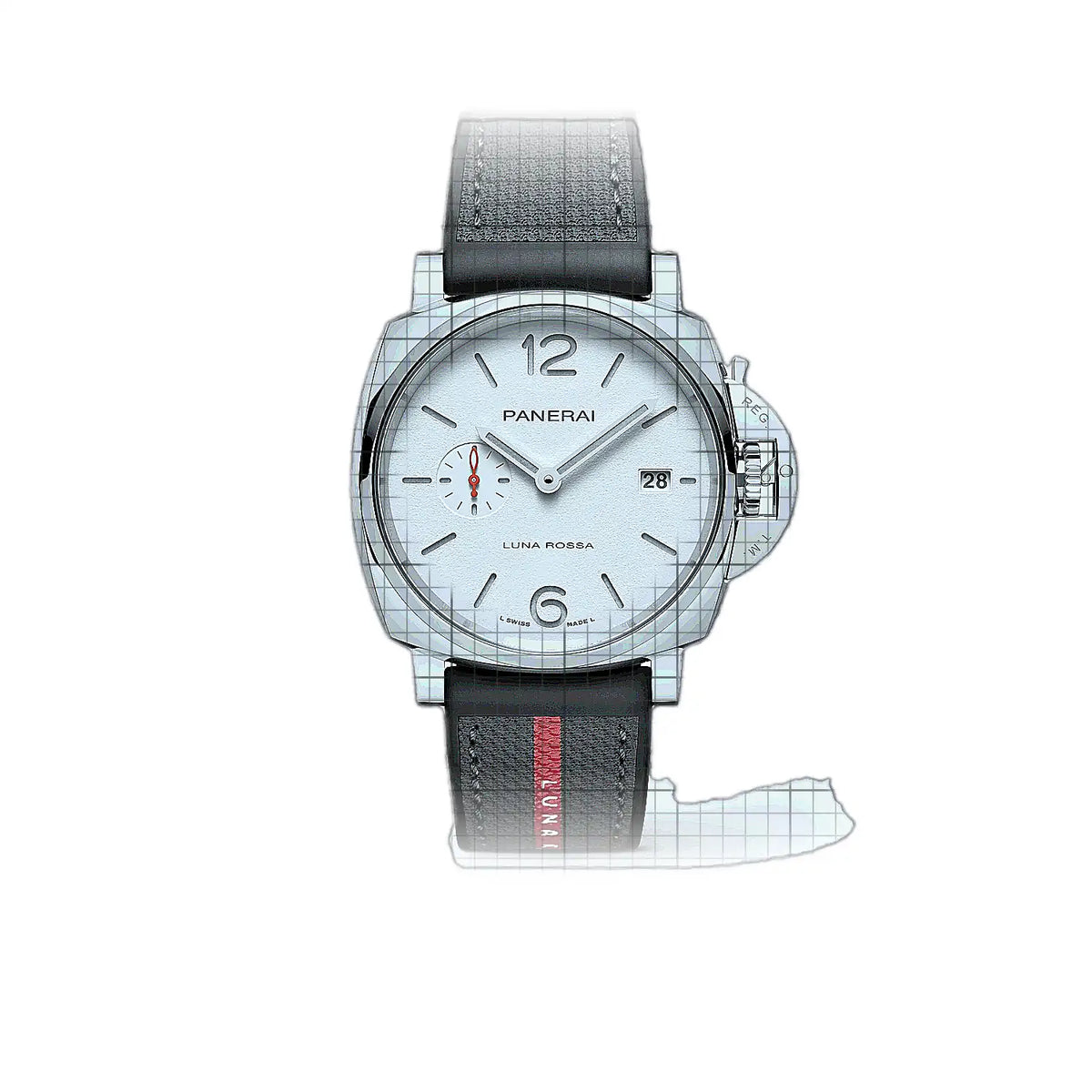 Panerai Luminor PAM01673 White Dial Stainless steel 42mm Watch