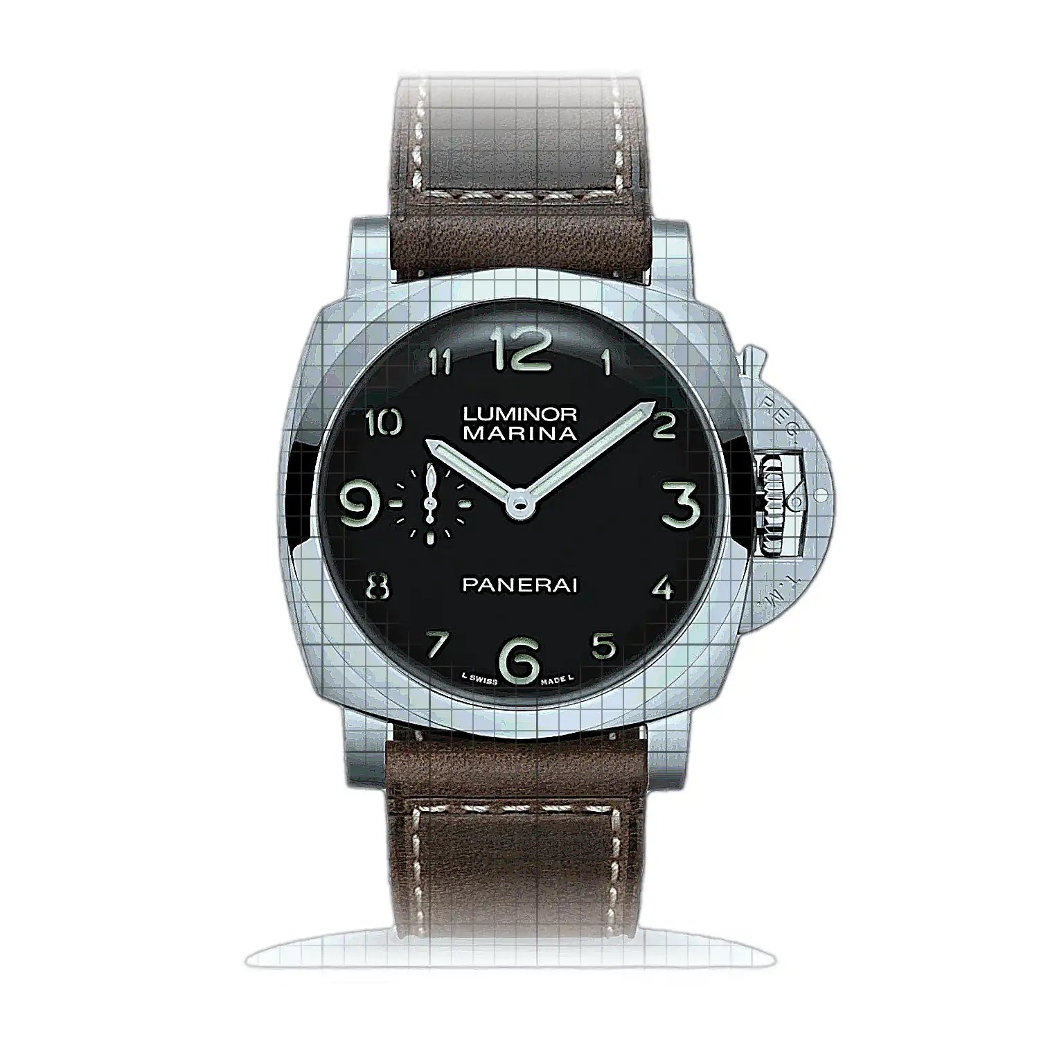Panerai Luminor PA01759 Black Dial Stainless steel 44mm Watch