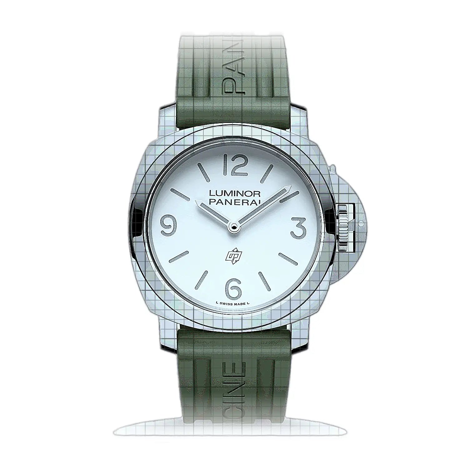 Panerai Luminor Base Logo PA01087 White Dial Stainless steel 44mm Watch