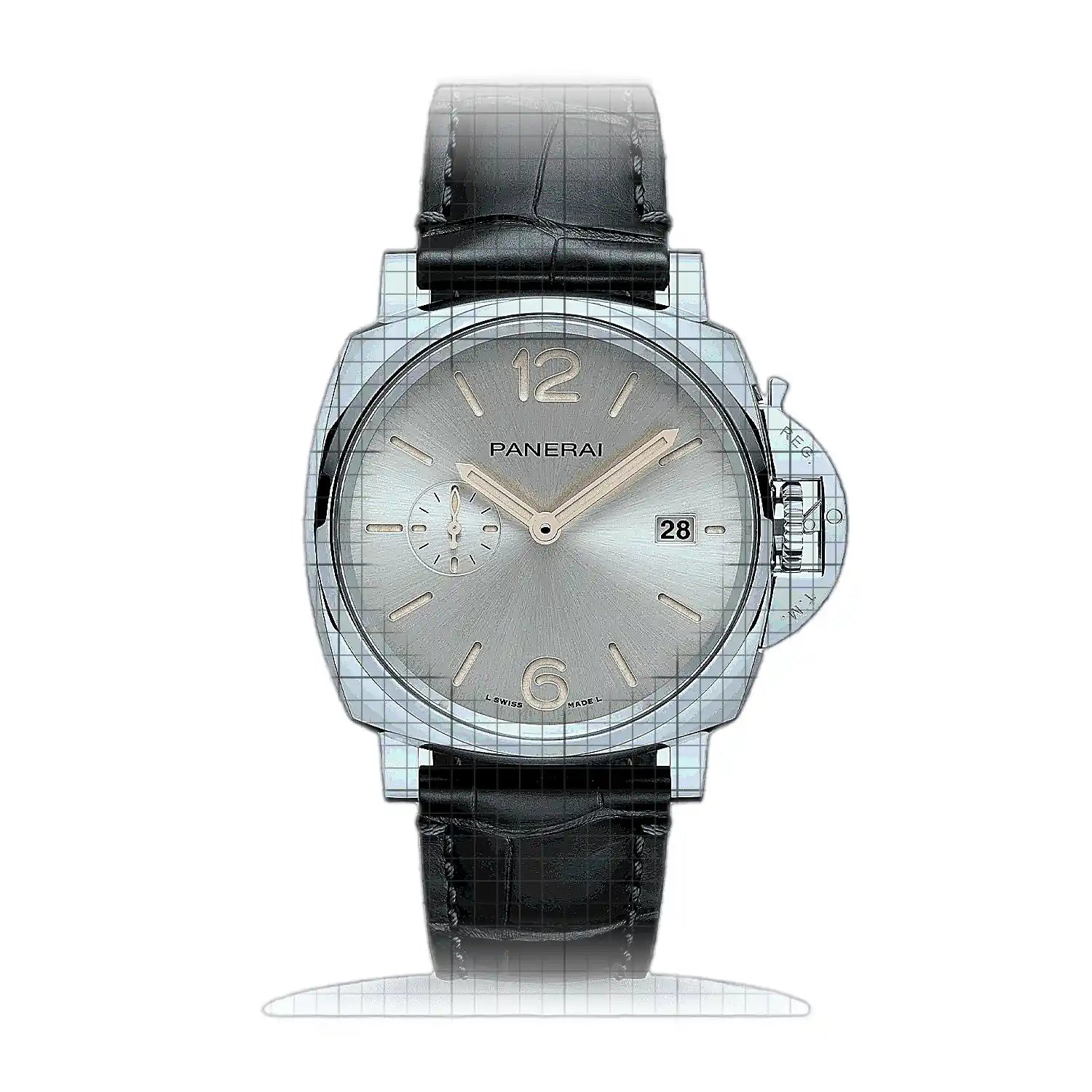 Panerai Luminor Due 42 PA01249 Silver Dial Stainless steel 42mm Watch