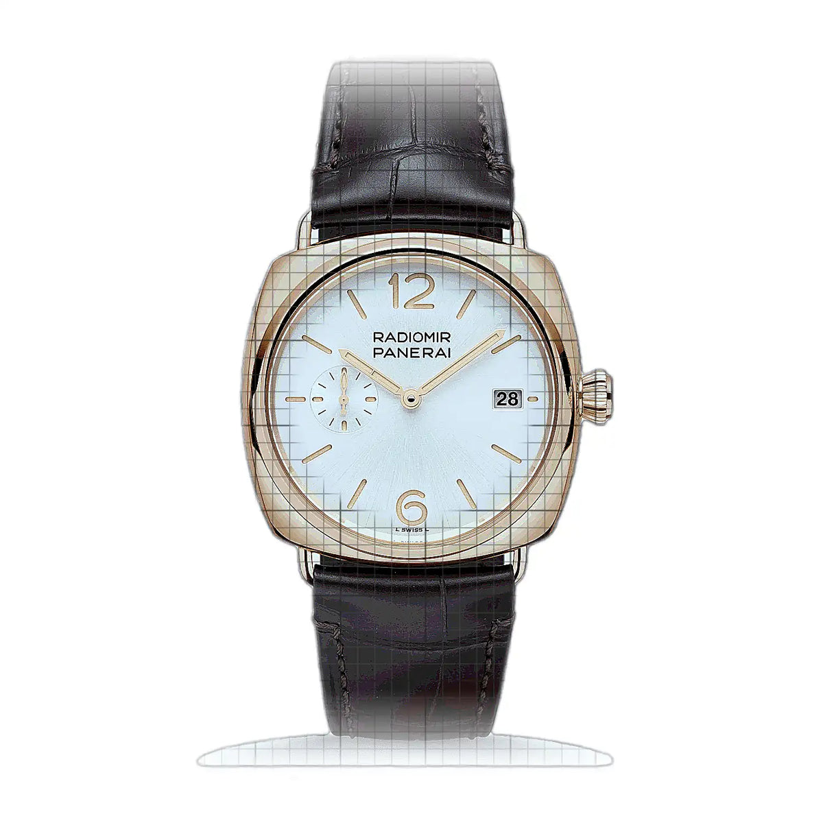 Panerai Radiomir PAM01026 Blanc Cadran Or rose 40mm Montre