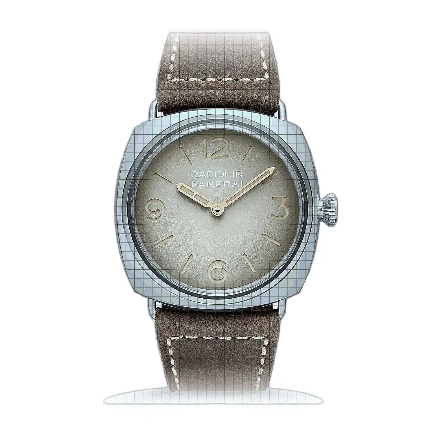 Panerai Radiomir Tre Giorni PA01350 Beige Dial Stainless steel 45mm Watch