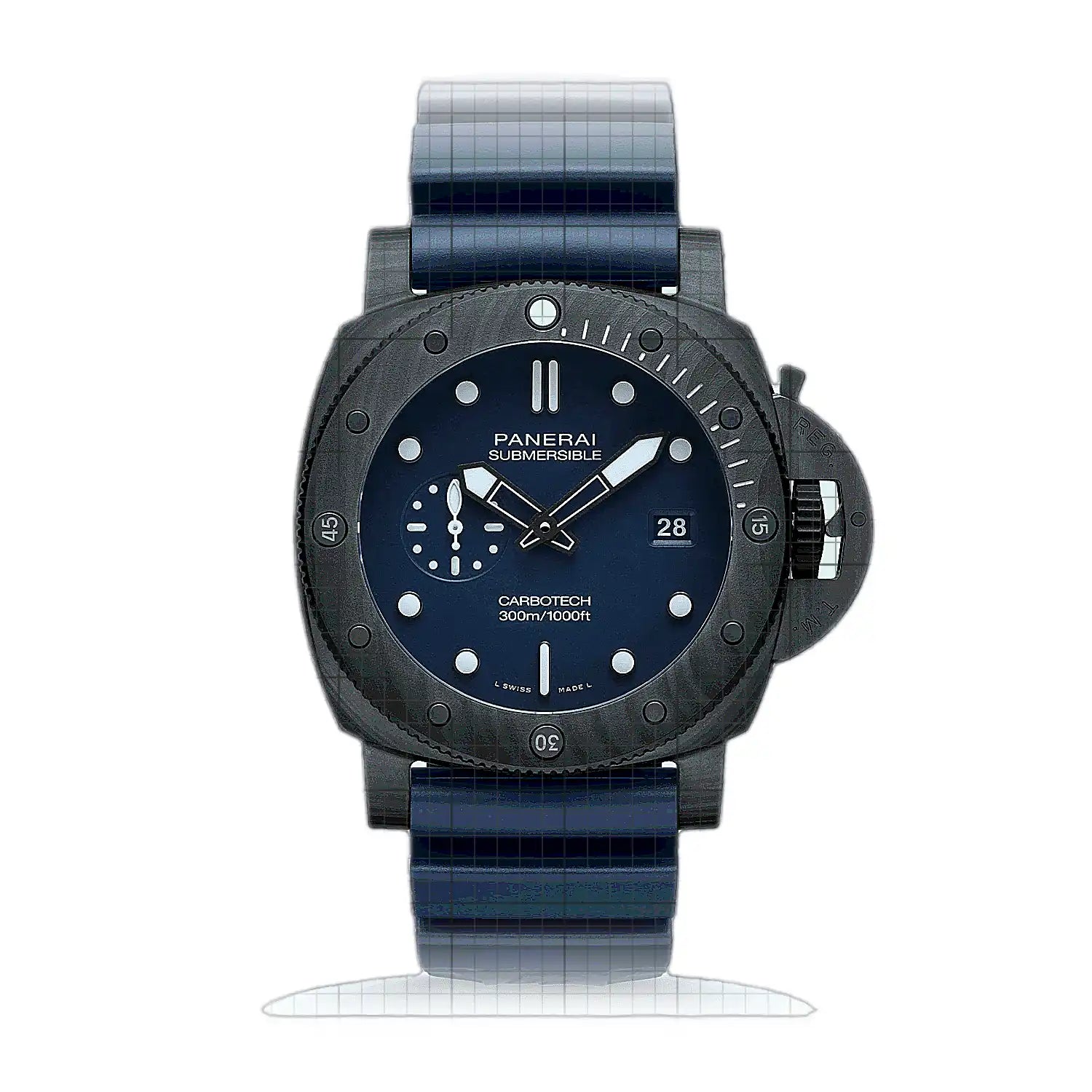 Panerai Submersible QuarantaQuattro Blu Abisso 44mm Blue