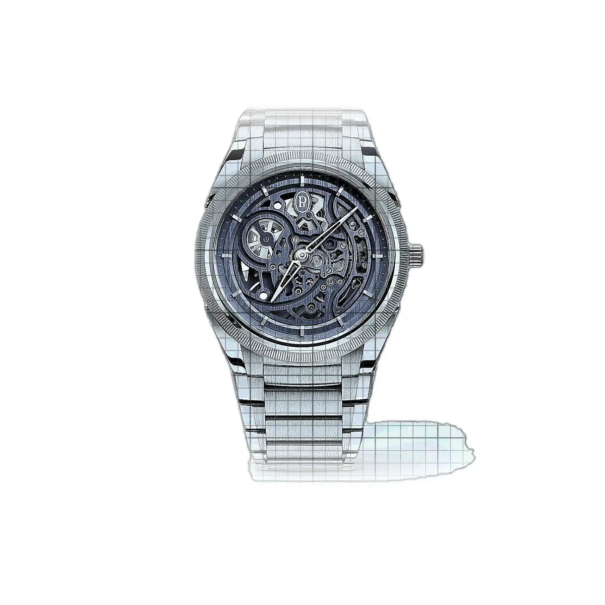 Parmigiani Fleurier Tonda PFC912-2020003-200182 Skeleton Dial Platinum, Silver 40mm Watch