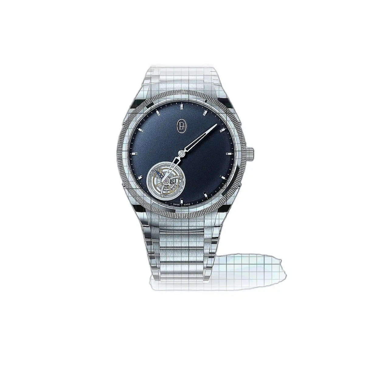 Parmigiani Fleurier Tonda PFH921-2020002-200182 Blaues Zifferblatt Platin 42 mm Uhr