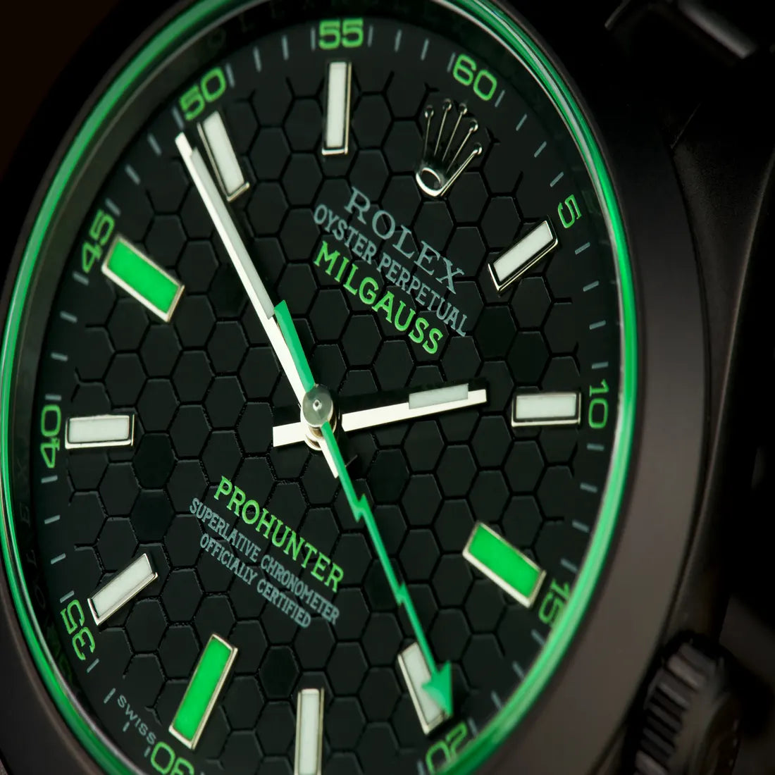 Pro Hunter Milgauss Automatik  mitHonigwaben-Muster