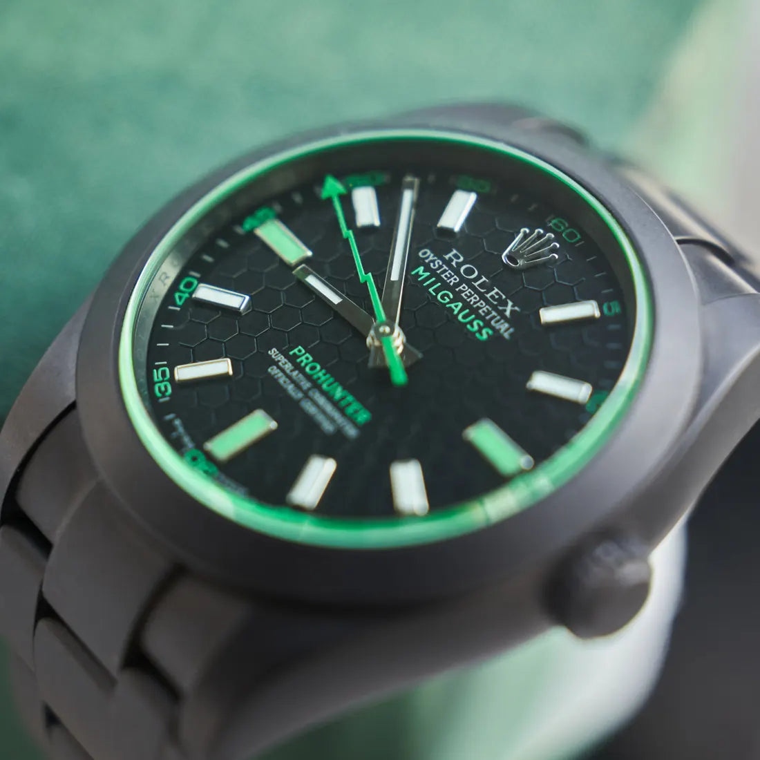 Pro Hunter Milgauss Automatik  mitHonigwaben-Muster