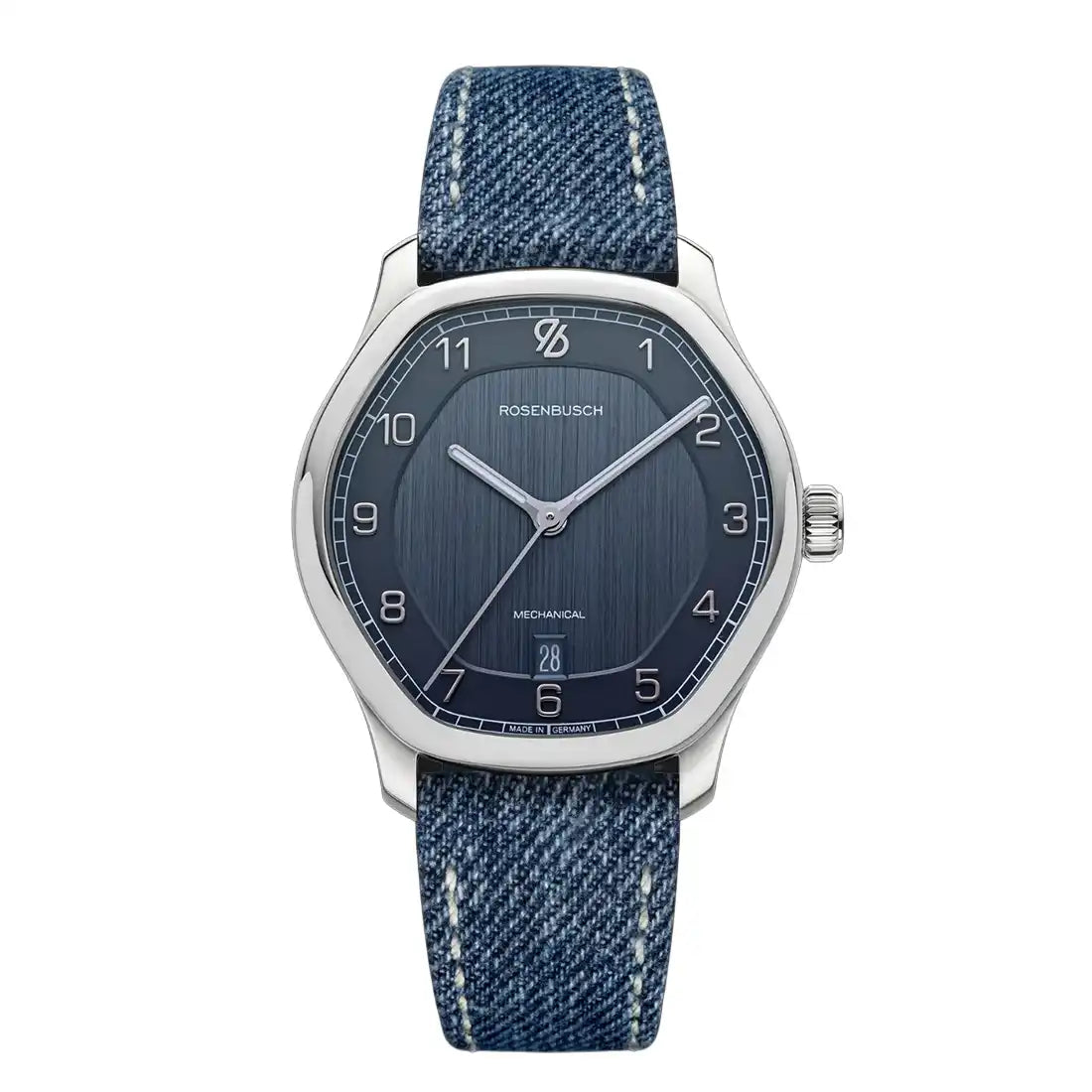 Rosenbusch Horizon Manual winding Urban Blue 39,5mm