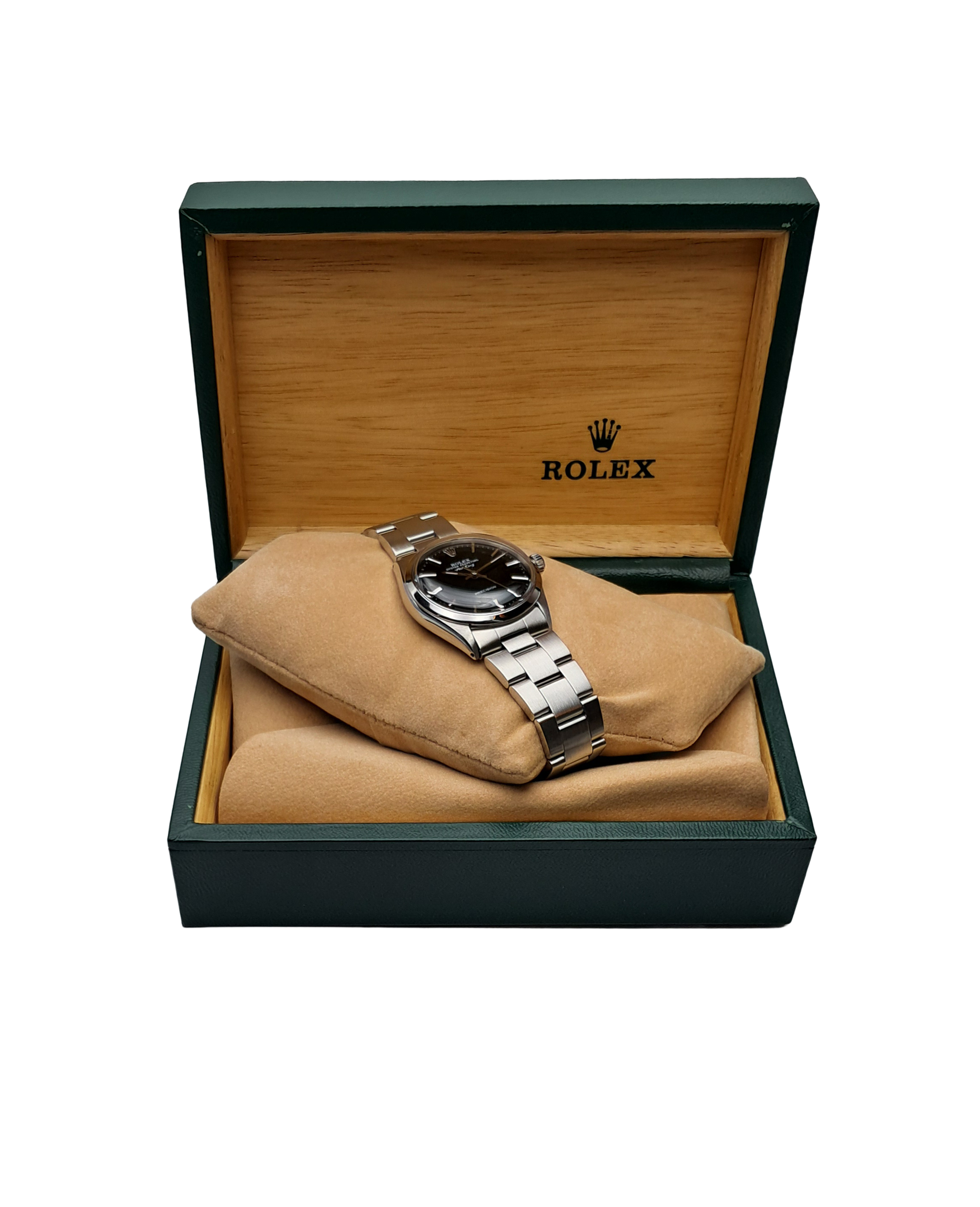 Rolex Air-King 34 Black Oyster CPO 1969