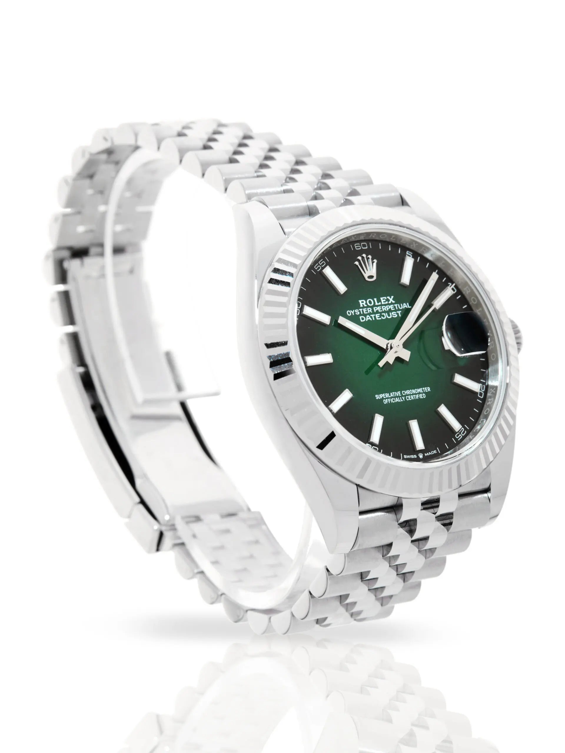 Rolex Datejust 41 Automatic Green Ombre