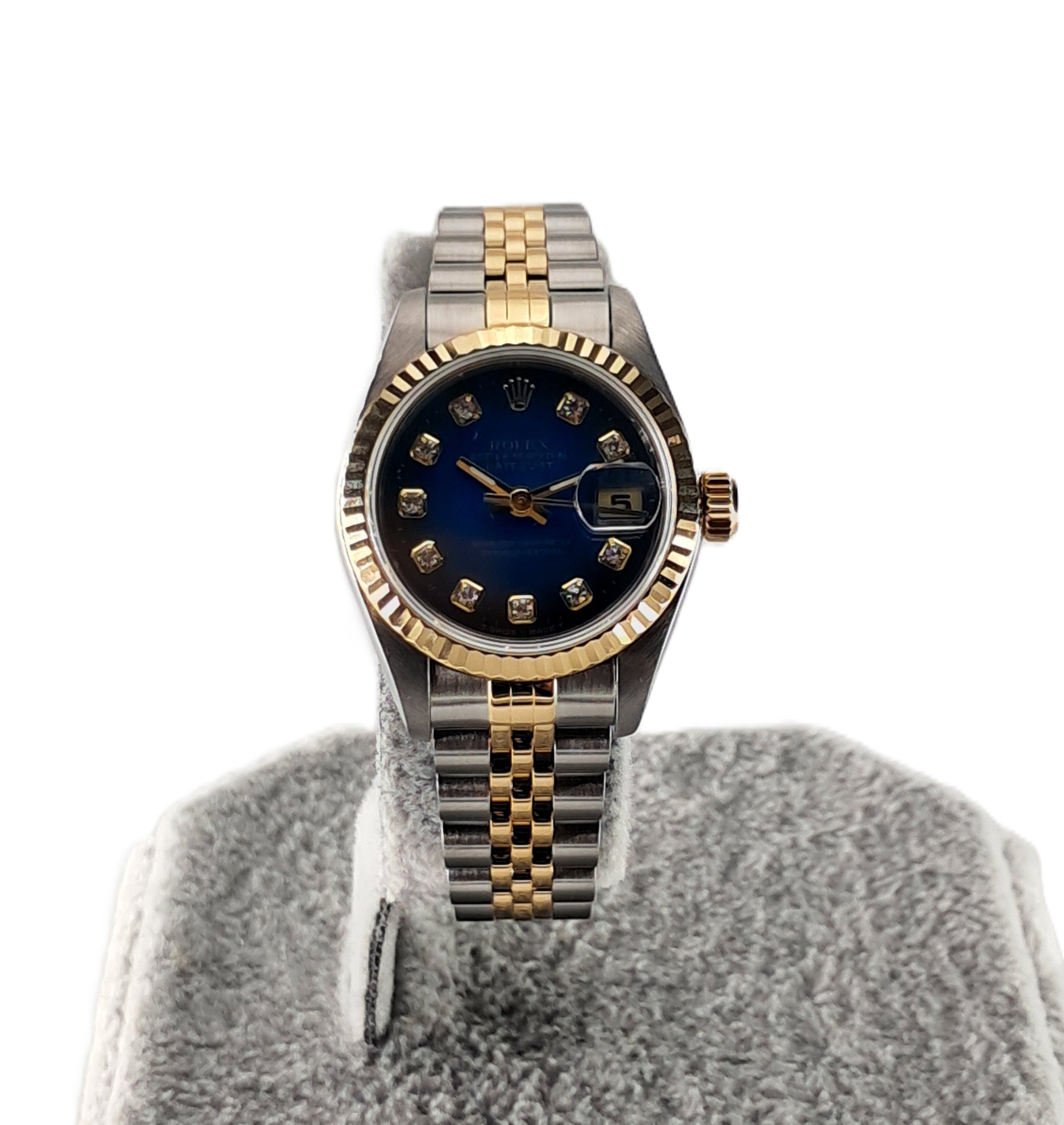 Rolex Datejust Vignette Blue Diamond Jubilee 26 CPO 1999