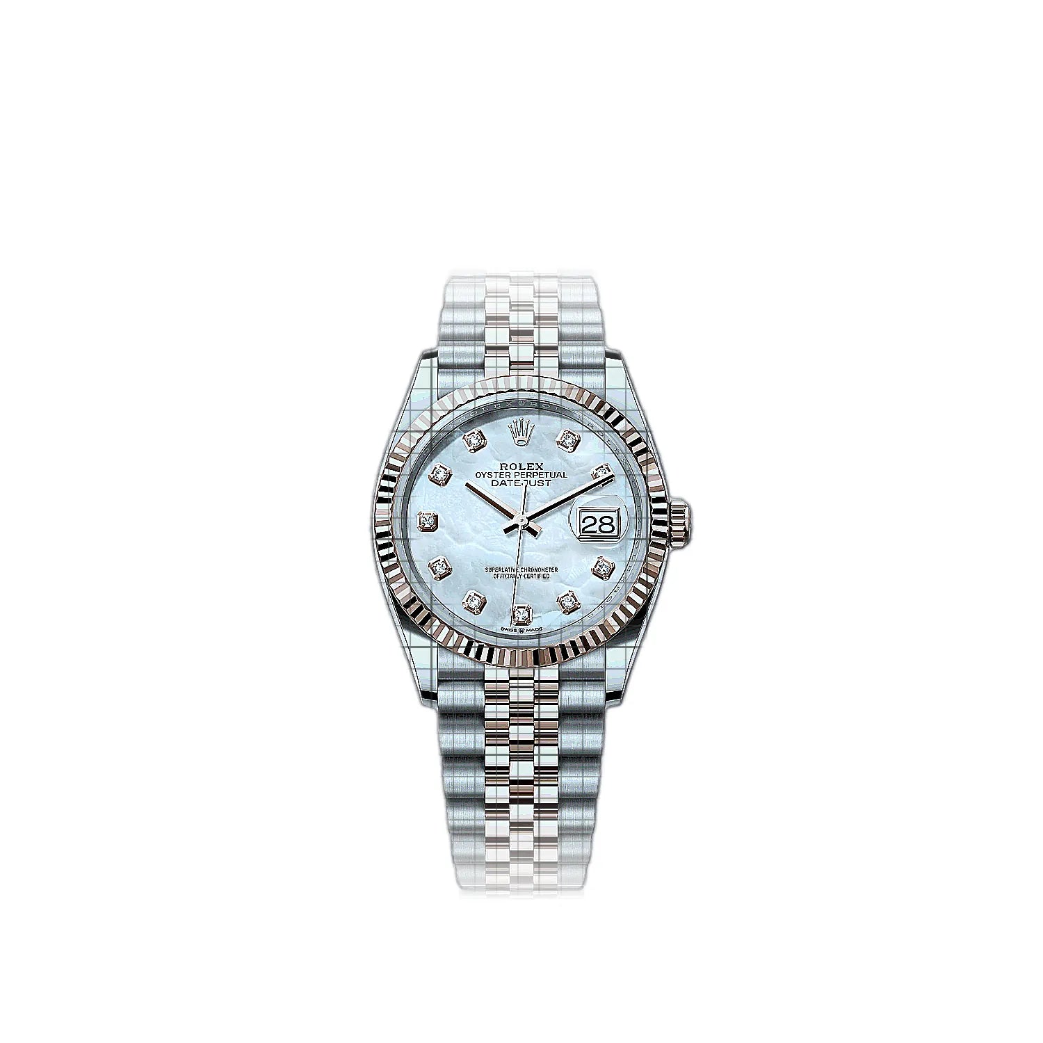 Rolex Datejust 126231-0021 Mother of pearl Dial Stainless steel, rose gold 36mm Watch