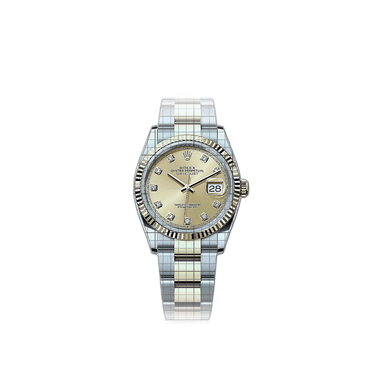 Rolex Datejust 126233-0018 Champagne Dial Stainless steel, yellow gold 36mm Watch