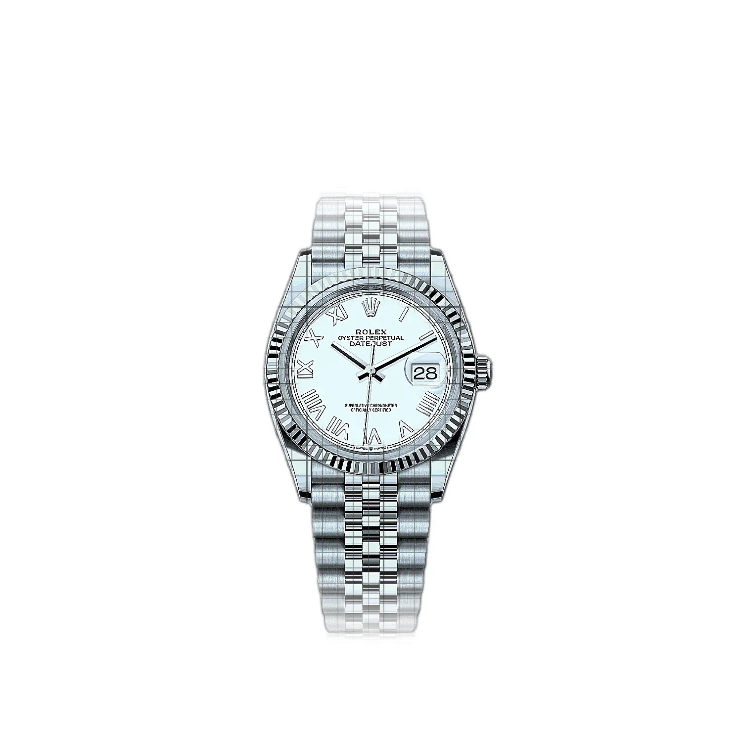 Rolex Datejust White 36 mm