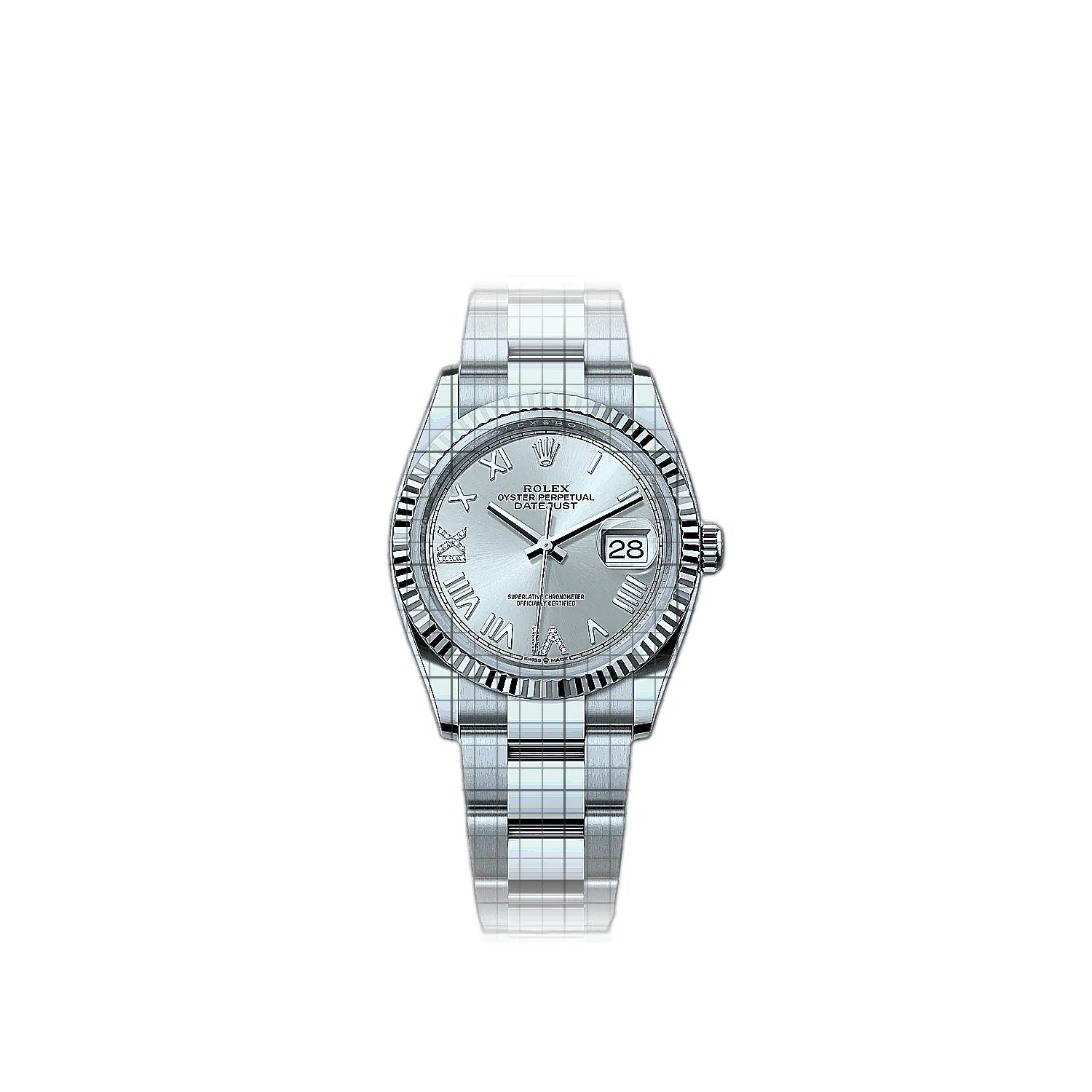 Rolex Datejust Silver Oyster 36 mm