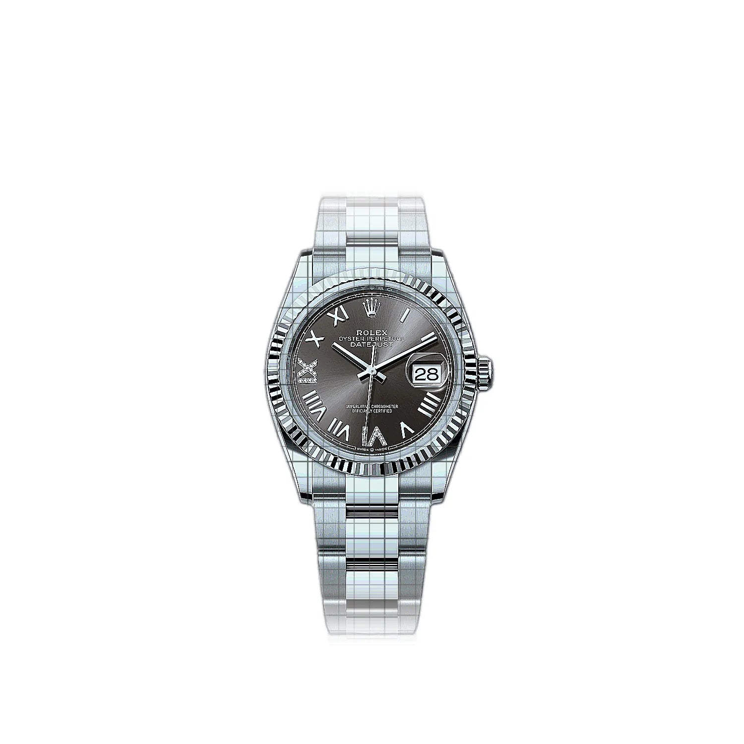 Rolex Datejust Grey Oyster 36 mm