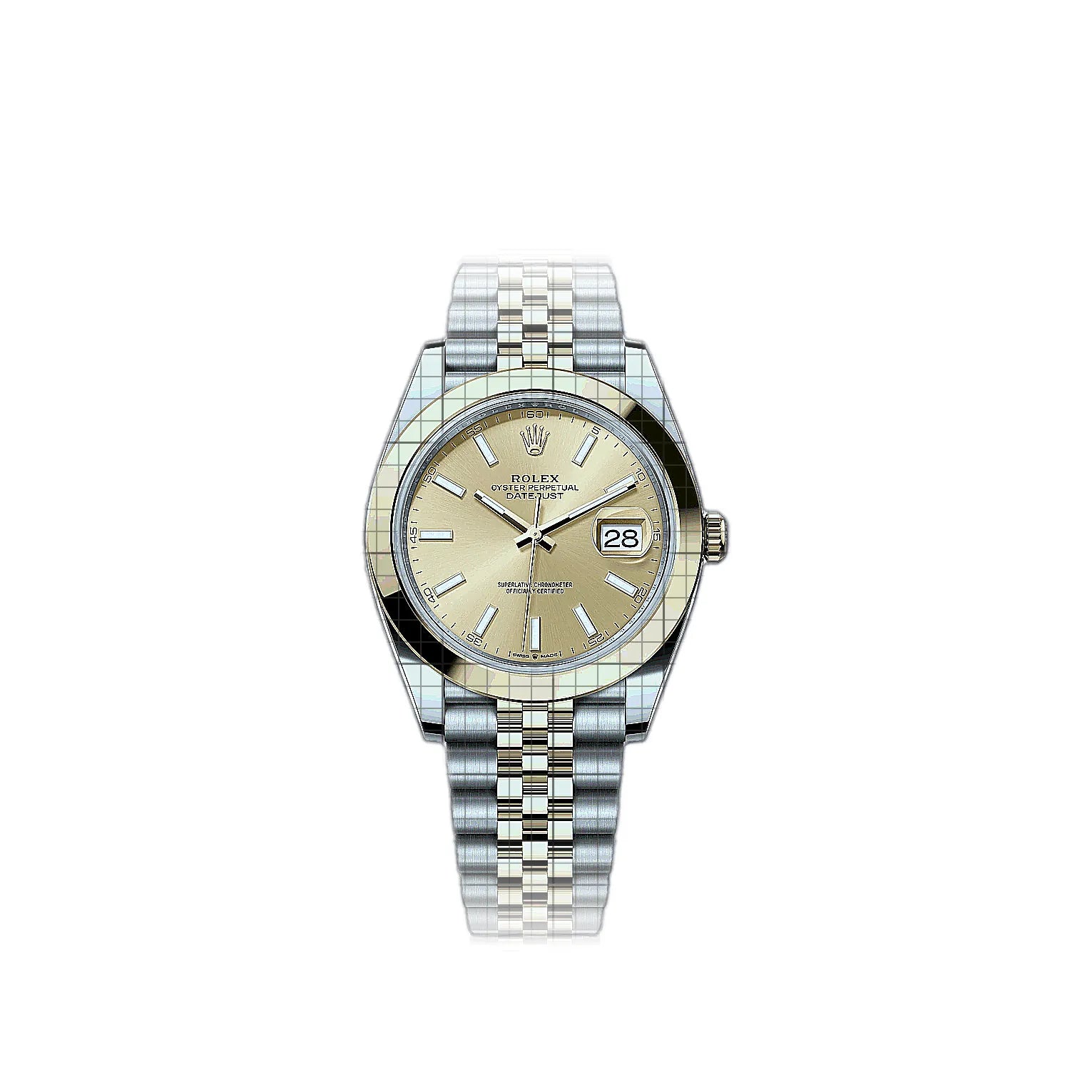Rolex Datejust 126303-0010 Green Dial Yellow gold 40mm Watch